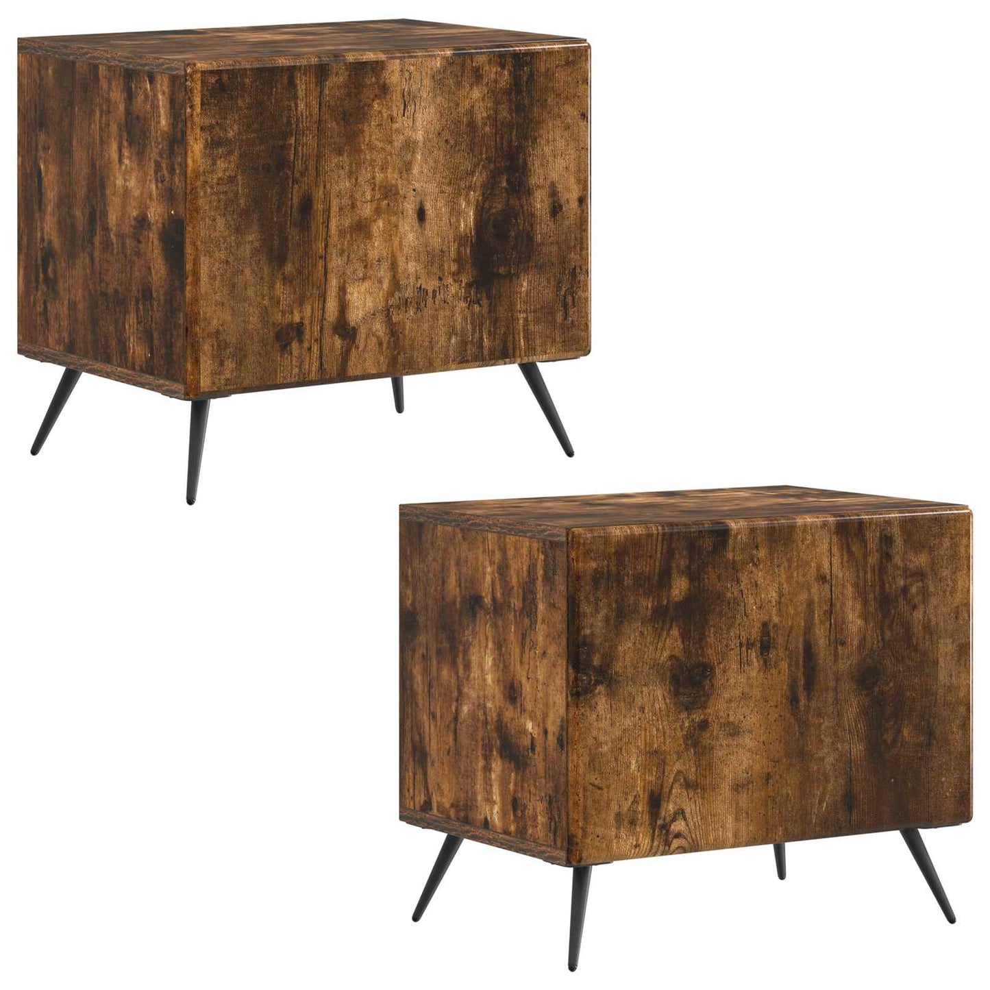 TV Cabinet Smoked Oak Engineered Wood
