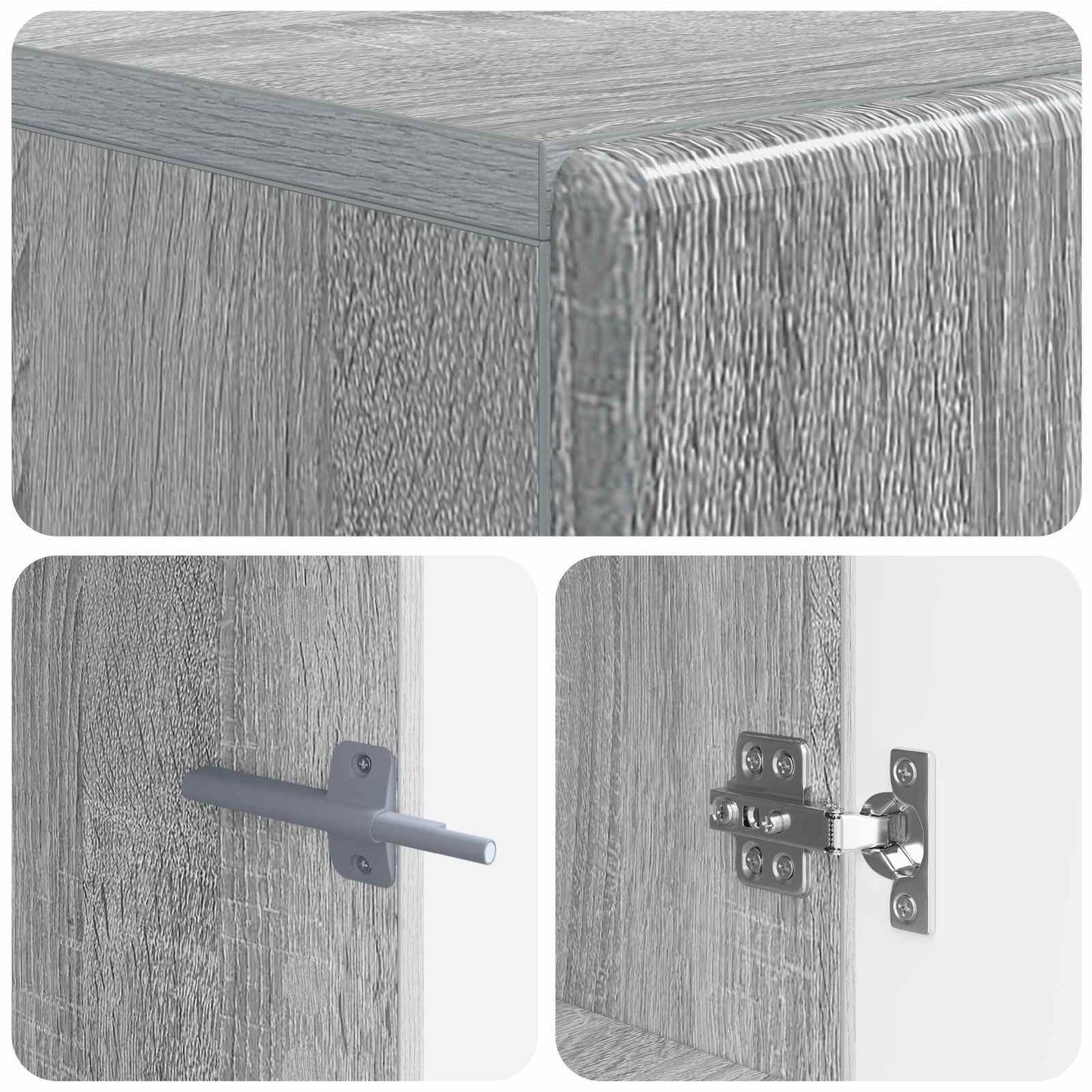 TV Cabinet Grey Sonoma Engineered Wood