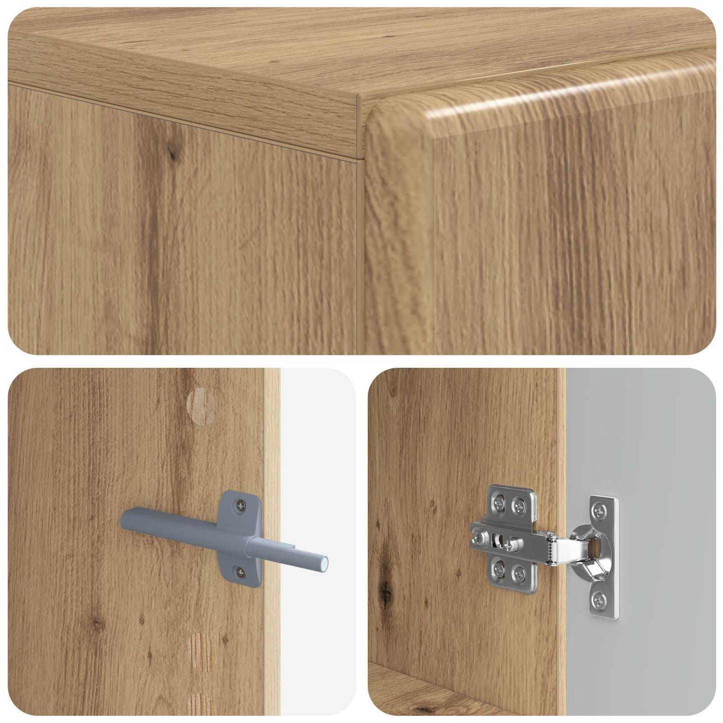 TV Cabinet Artisan Oak Engineered Wood