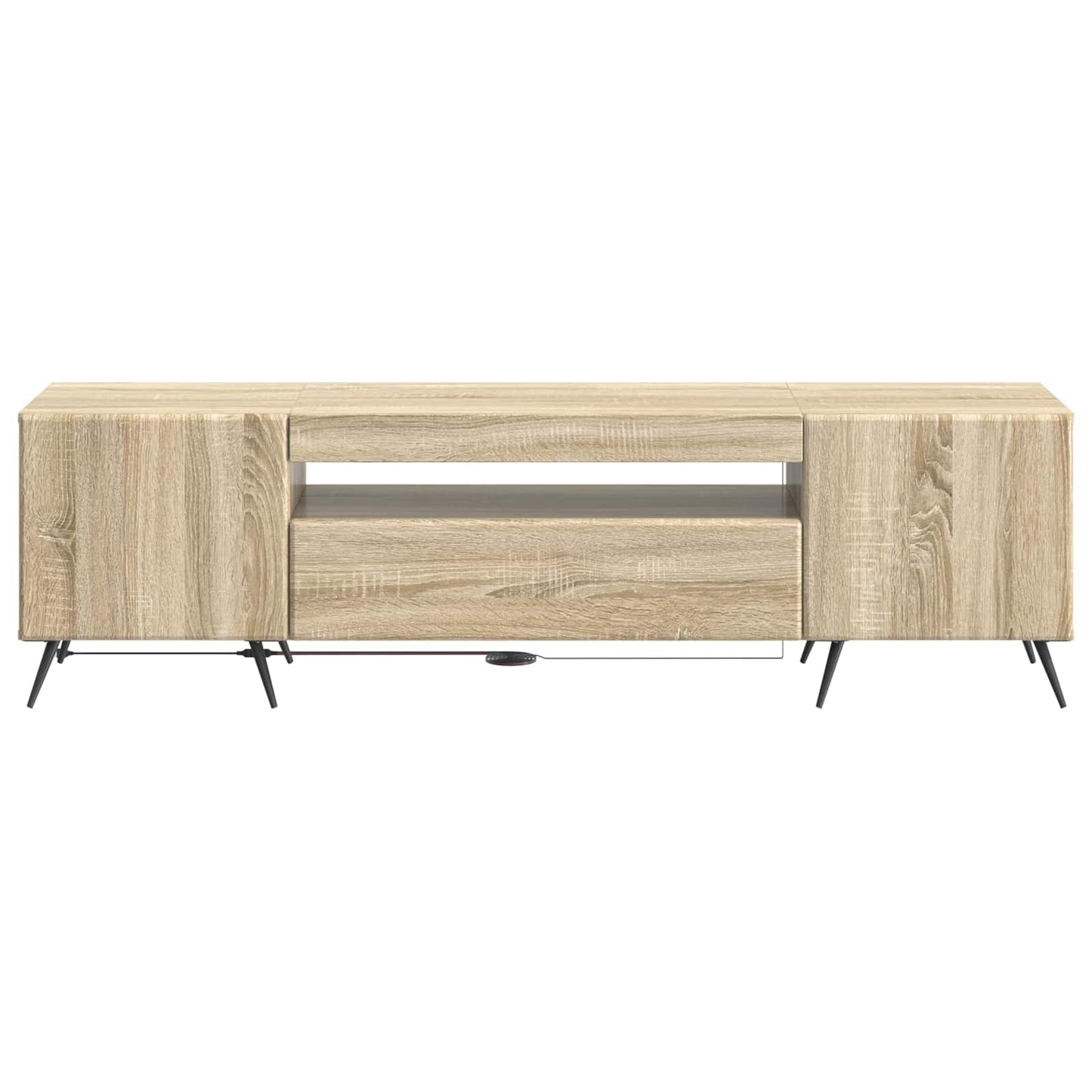 LED TV Cabinet Sonoma Oak Engineered Wood