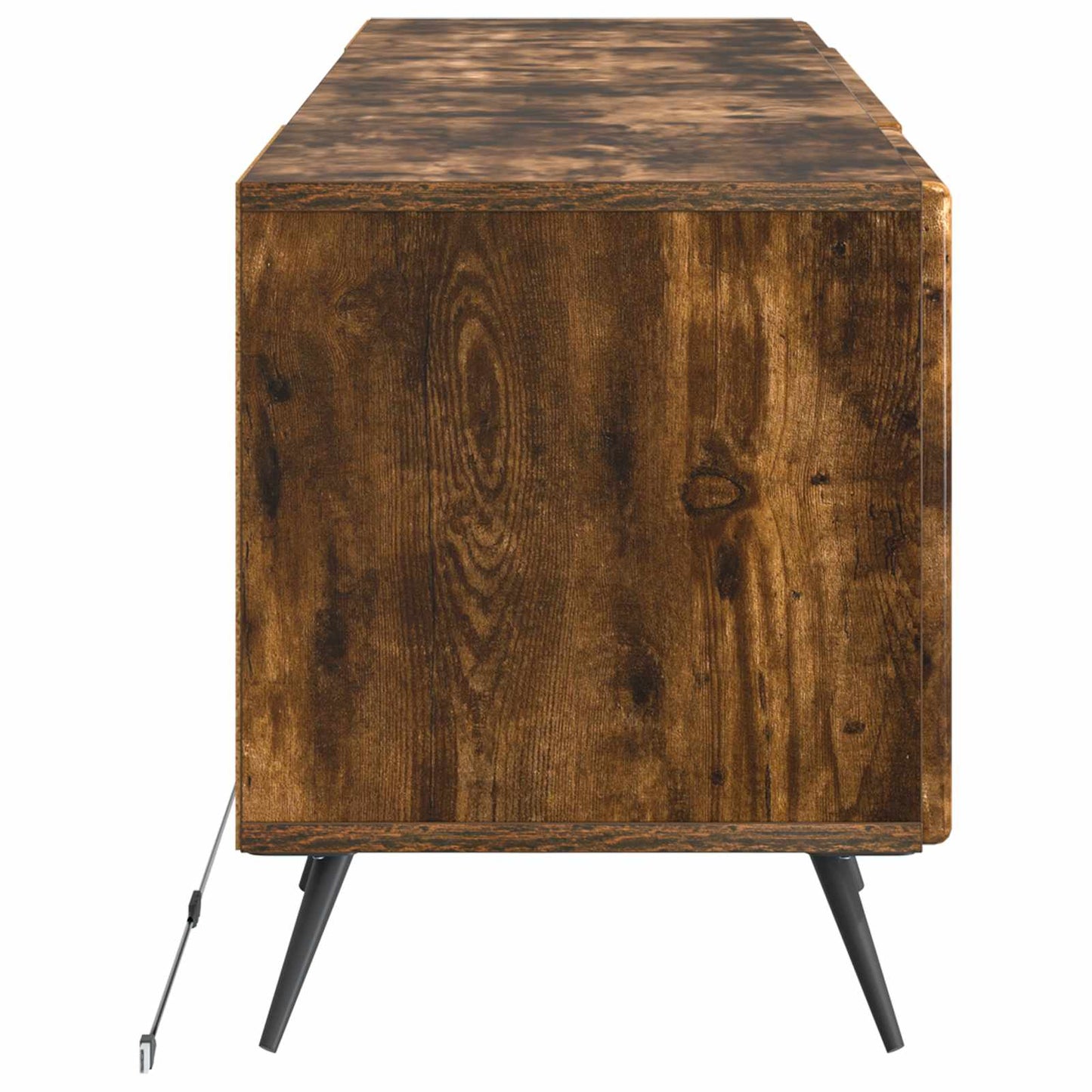 LED TV Cabinet Smoked Oak Engineered Wood