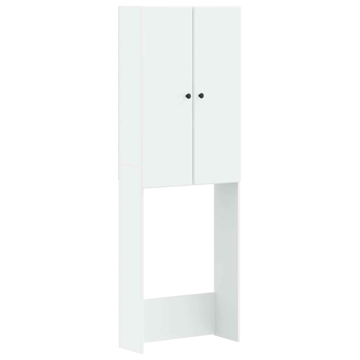 Toilet Cabinet BREDA White 66 x 25.5 x 190 cm Engineered Wood