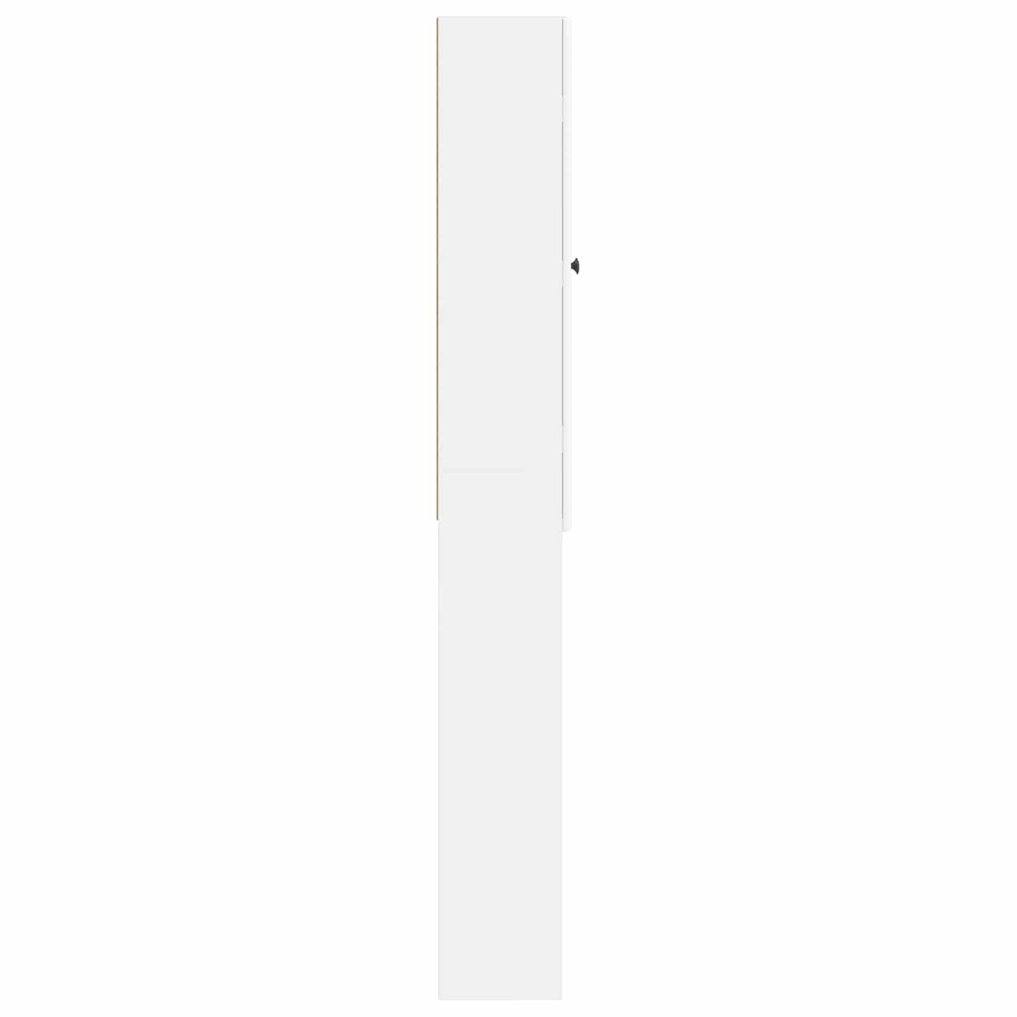 Toilet Cabinet BREDA White 66 x 25.5 x 190 cm Engineered Wood