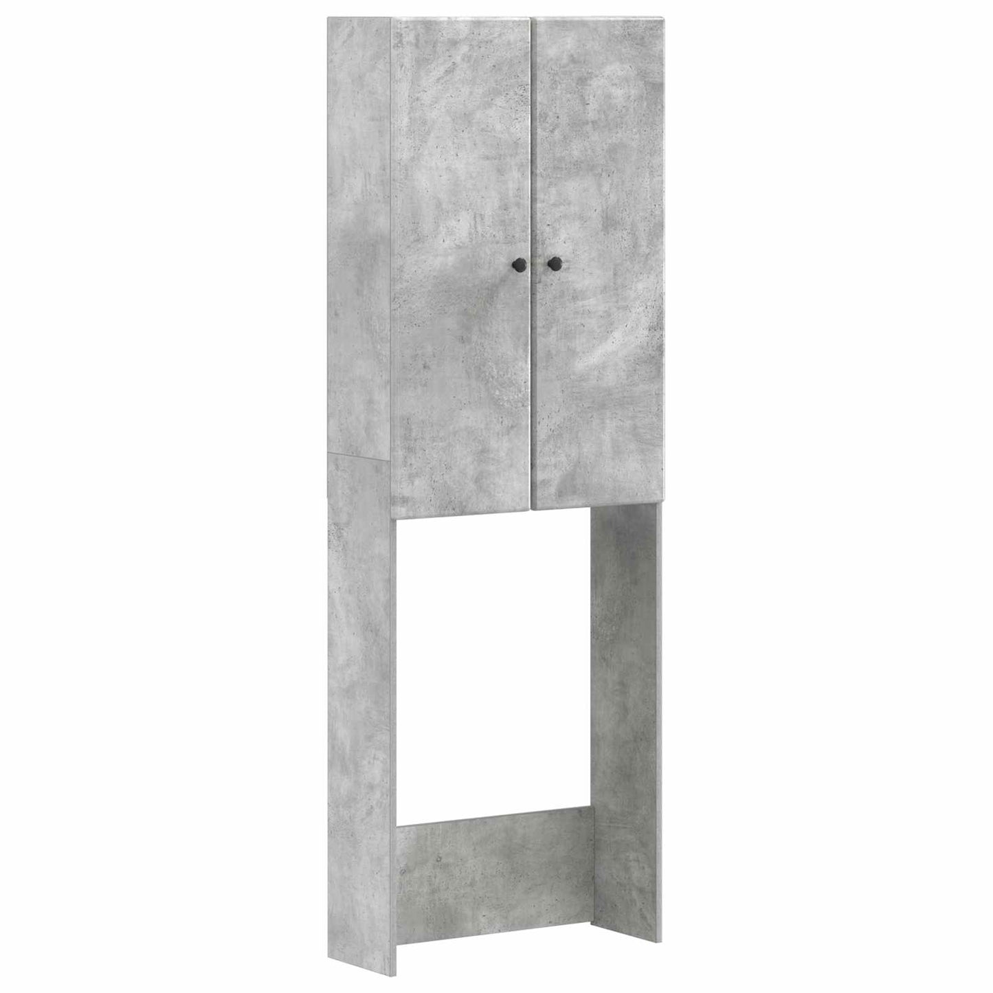 Toilet Cabinet BREDA Concrete Grey 66 x 25.5 x 190 cm