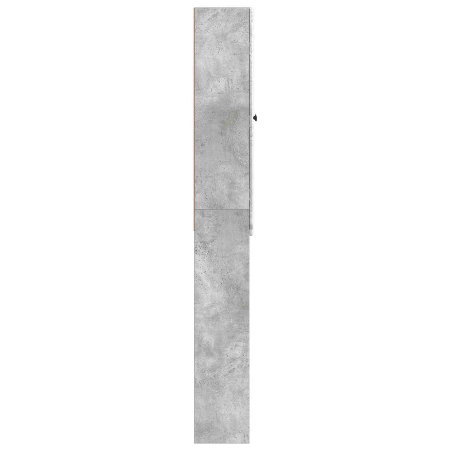 Toilet Cabinet BREDA Concrete Grey 66 x 25.5 x 190 cm