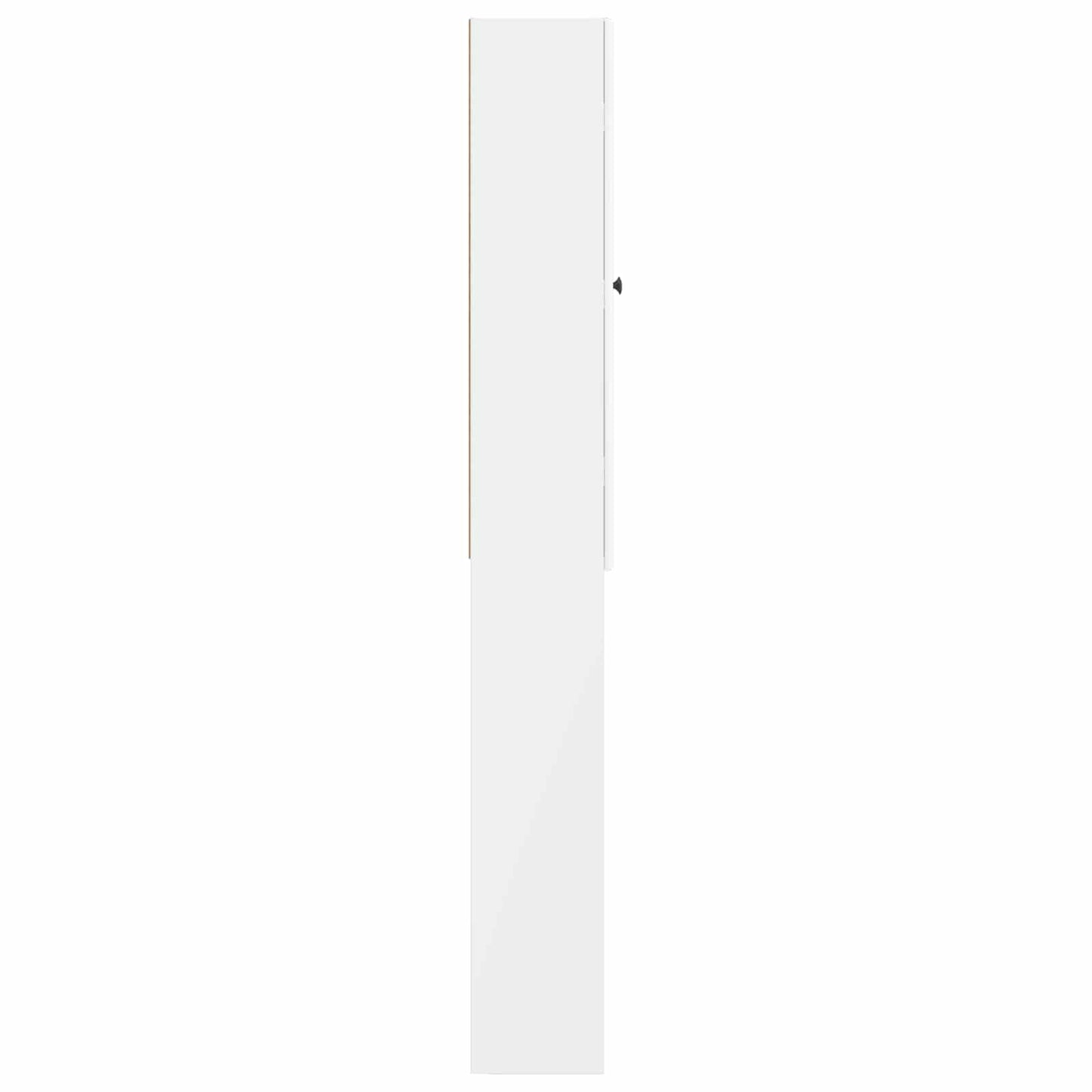Toilet Cabinet BREDA High Gloss White 66 x 25.5 x 190 cm
