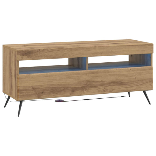 LED TV Cabinet Old Wood Engineered Wood