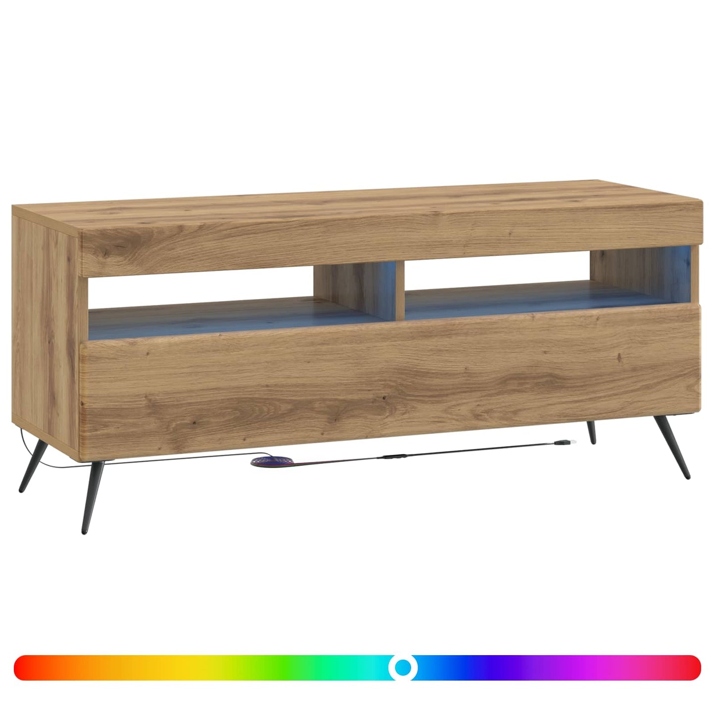 LED TV Cabinet Artisan Oak Engineered Wood