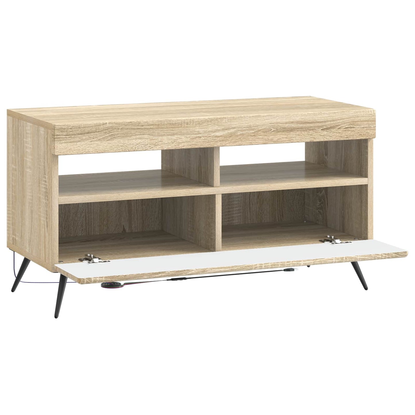 LED TV Cabinet Sonoma Oak Engineered Wood