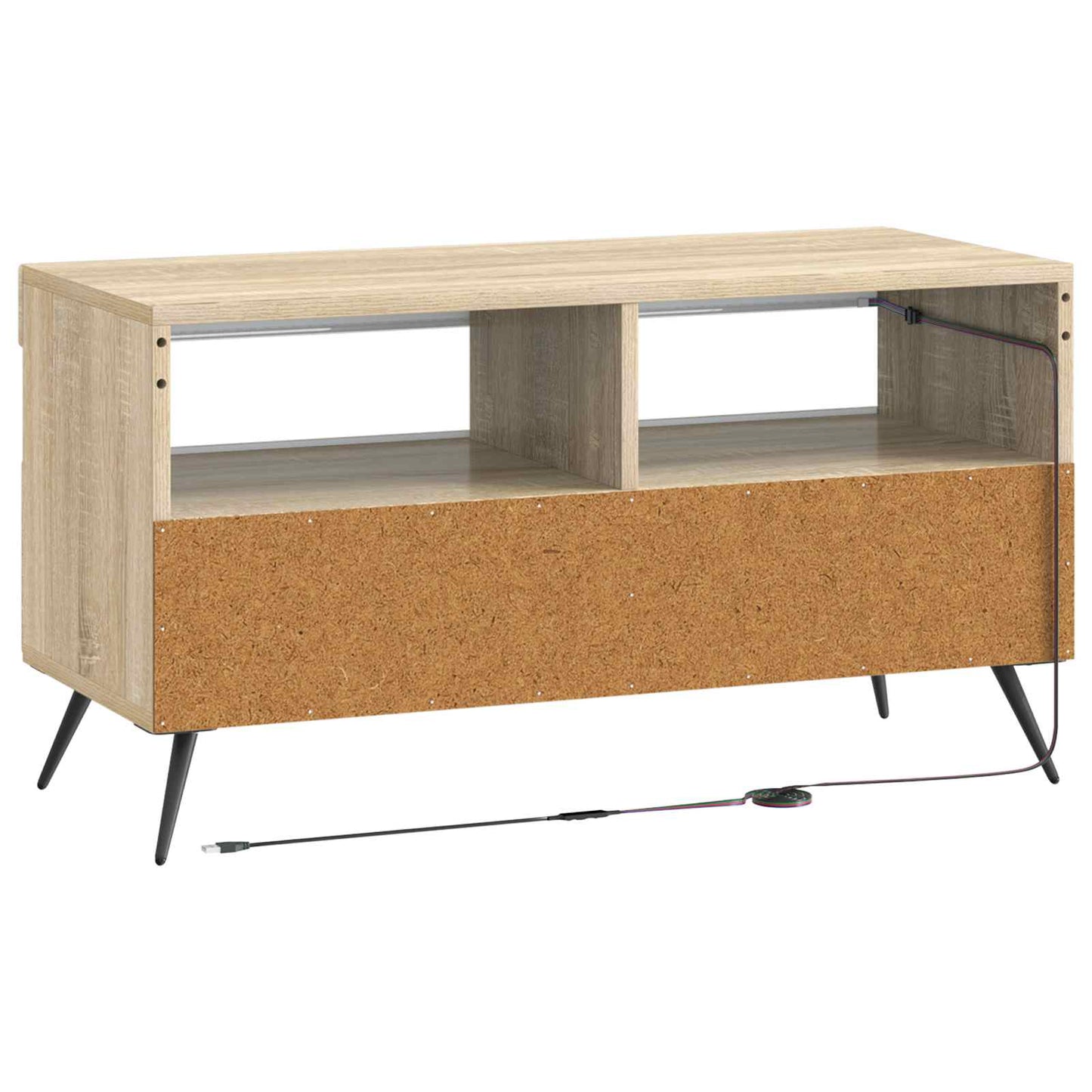LED TV Cabinet Sonoma Oak Engineered Wood