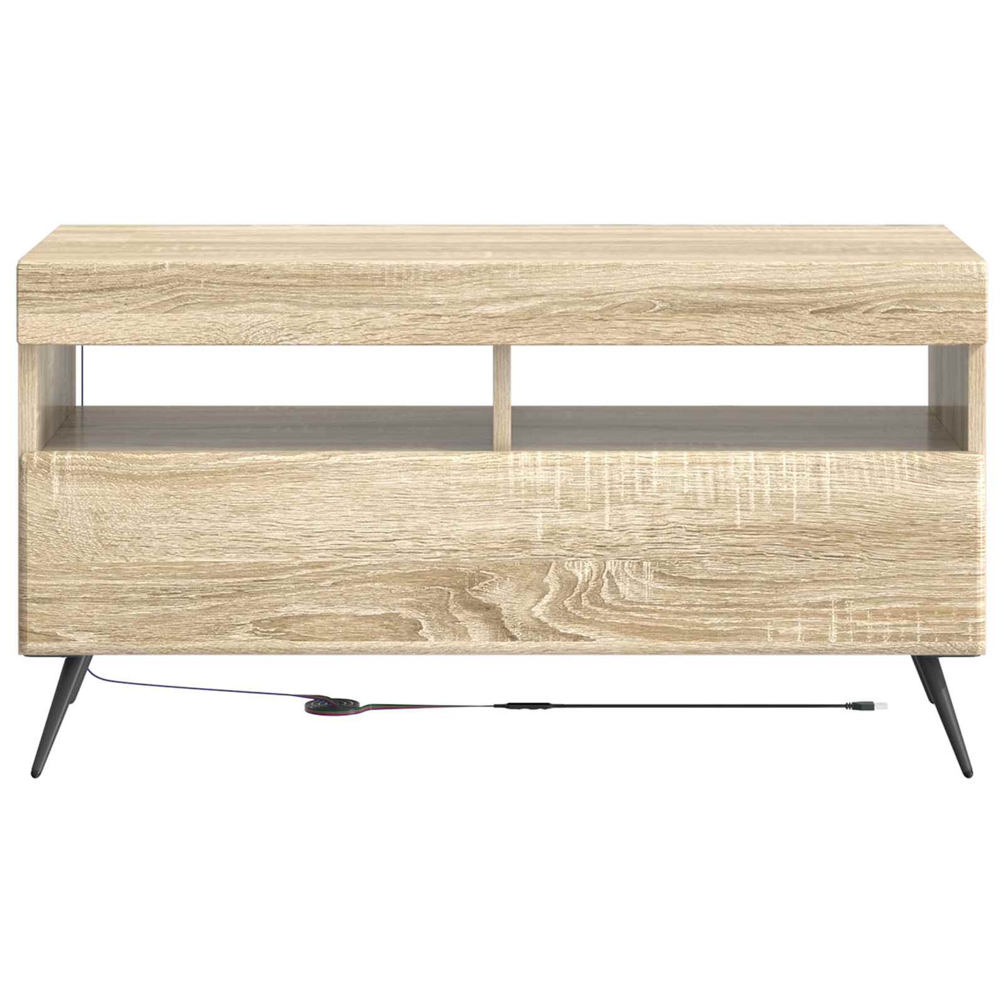 LED TV Cabinet Sonoma Oak Engineered Wood