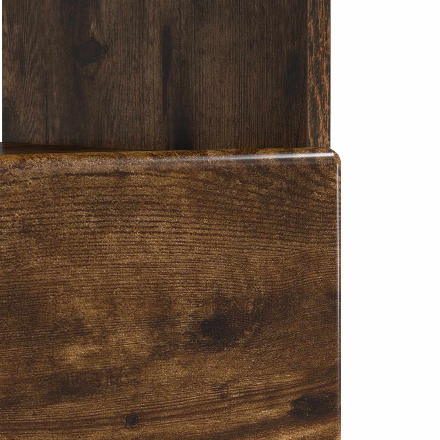 LED TV Cabinet Smoked Oak Engineered Wood