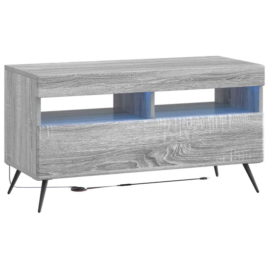 LED TV Cabinet Grey Sonoma Engineered Wood