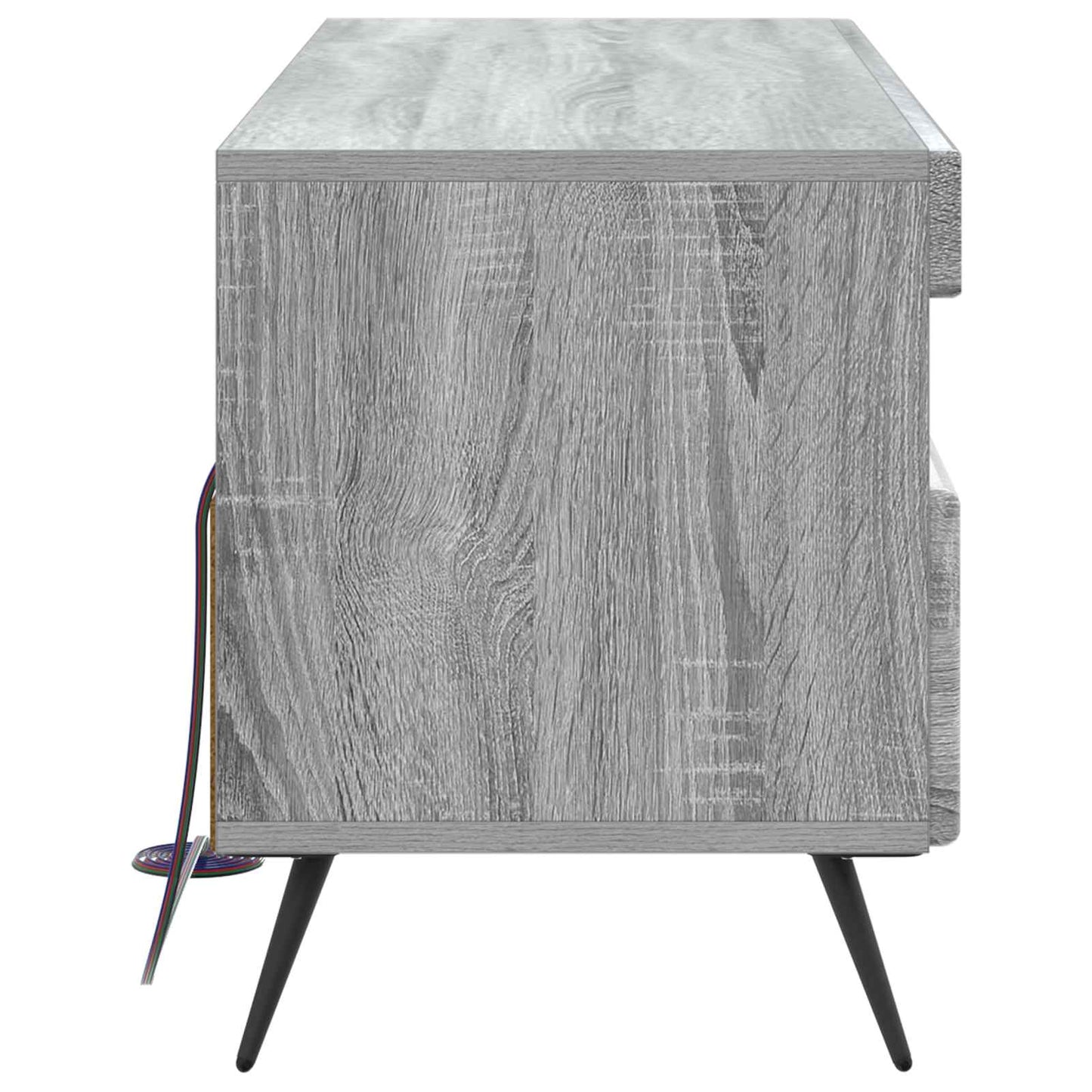 LED TV Cabinet Grey Sonoma Engineered Wood