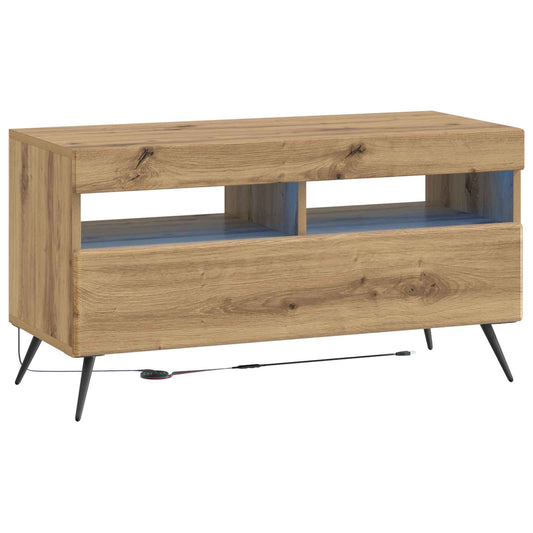 LED TV Cabinet Artisan Oak Engineered Wood