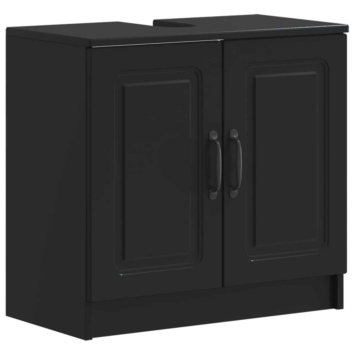 Bathroom Sink Cabinet UTRECHT Black 59.5 x 31.5x 59 cm