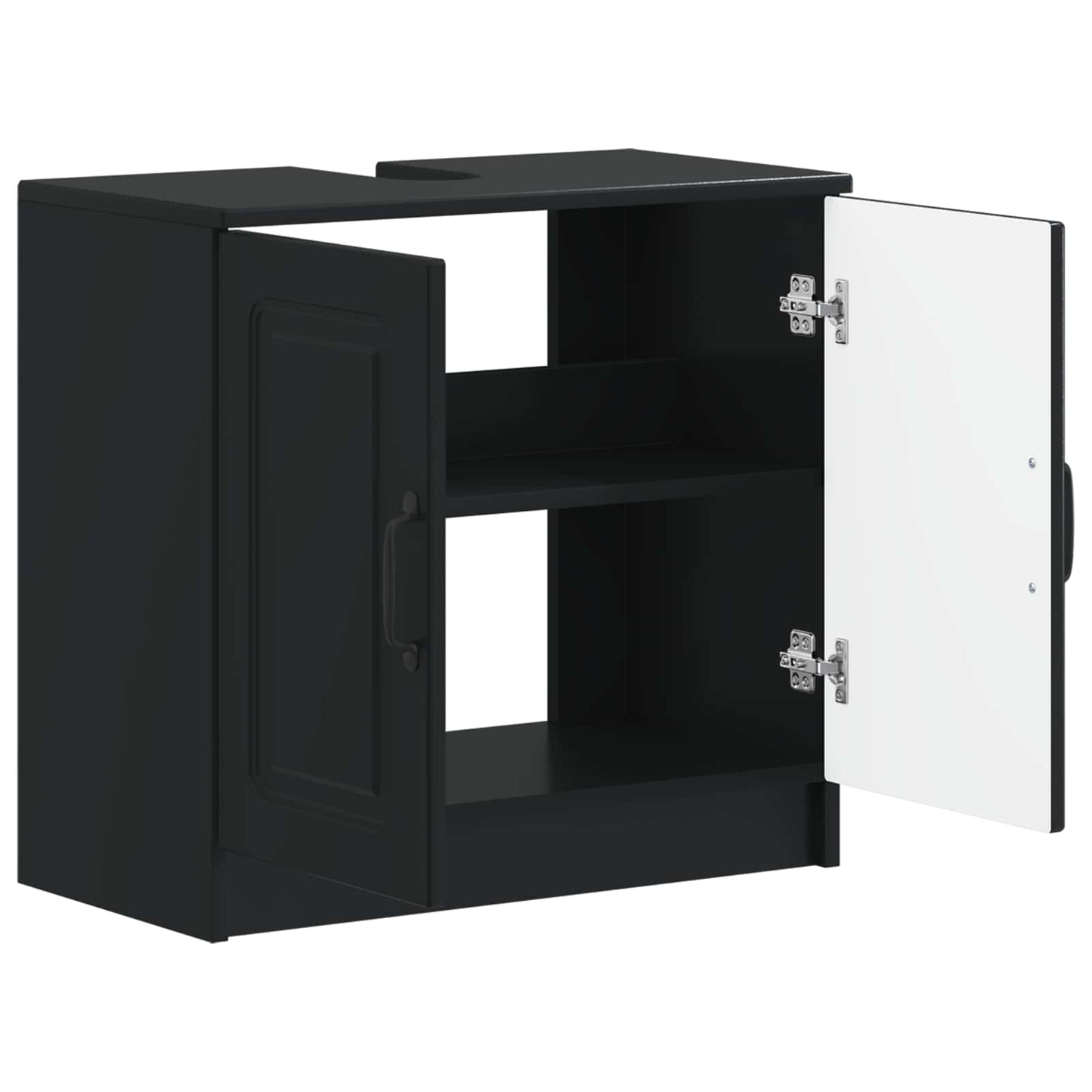 Bathroom Sink Cabinet UTRECHT Black 59.5 x 31.5x 59 cm