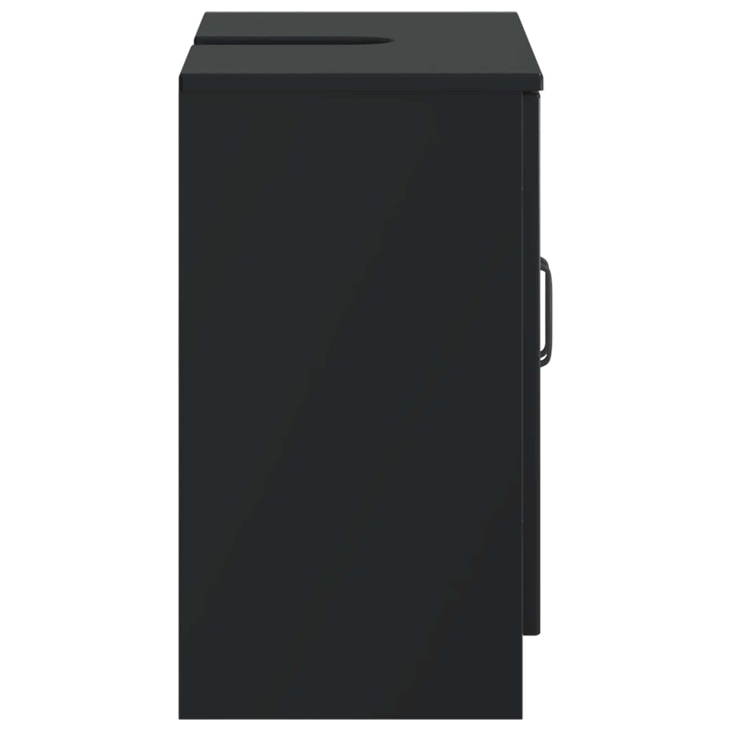 Bathroom Sink Cabinet UTRECHT Black 59.5 x 31.5x 59 cm