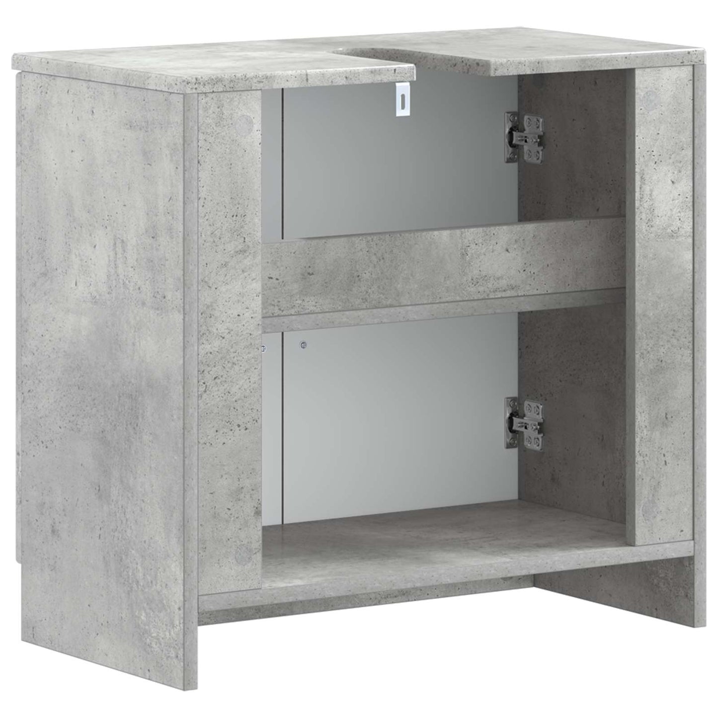 Bathroom Sink Cabinet UTRECHT Concrete Grey 59.5 x 31.5x 59 cm