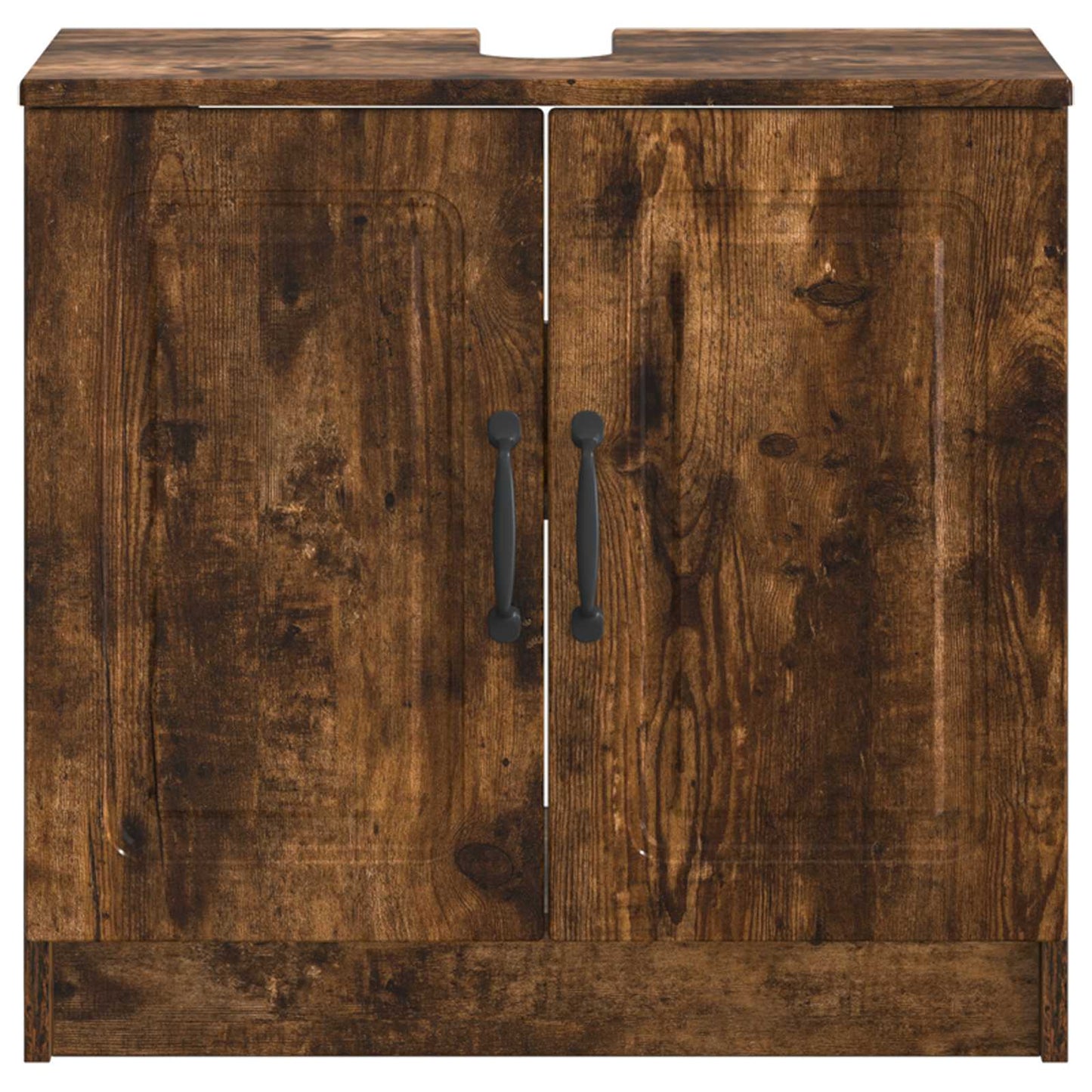 Bathroom Sink Cabinet UTRECHT Smoked Oak 59.5 x 31.5x 59 cm