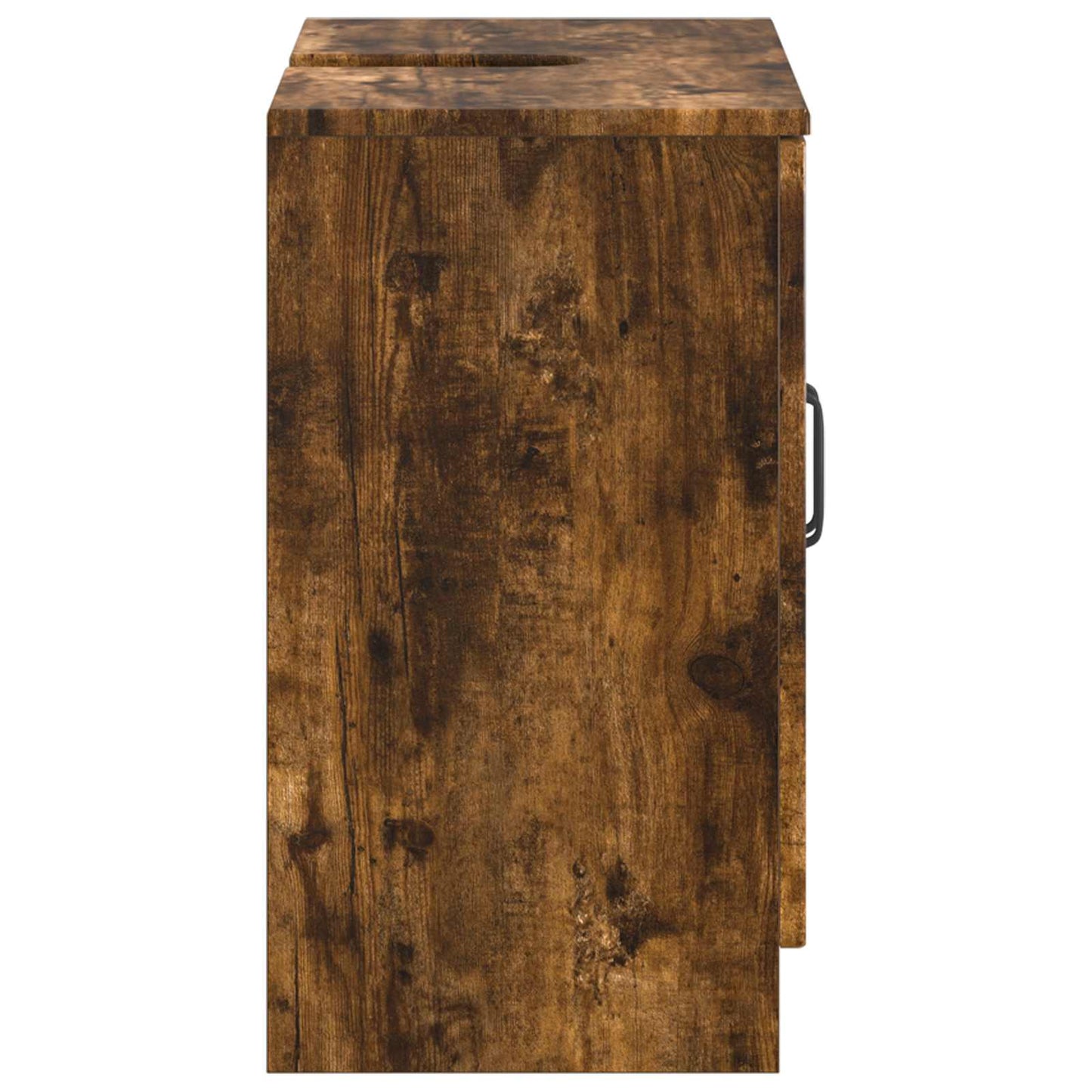 Bathroom Sink Cabinet UTRECHT Smoked Oak 59.5 x 31.5x 59 cm