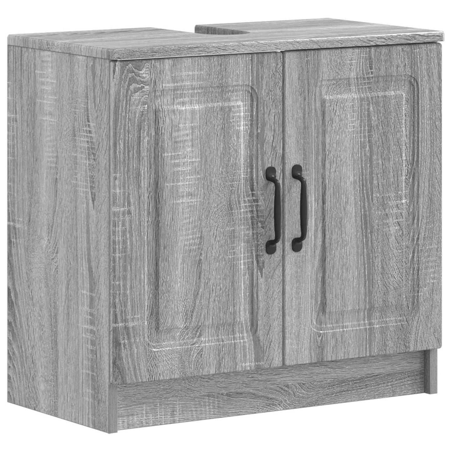 Bathroom Sink Cabinet UTRECHT Grey Sonoma 59.5 x 31.5x 59 cm