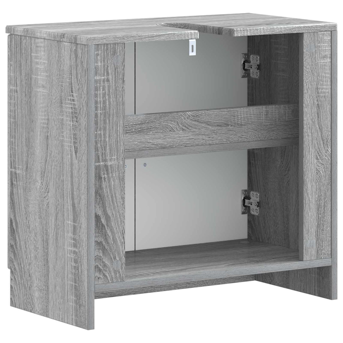 Bathroom Sink Cabinet UTRECHT Grey Sonoma 59.5 x 31.5x 59 cm