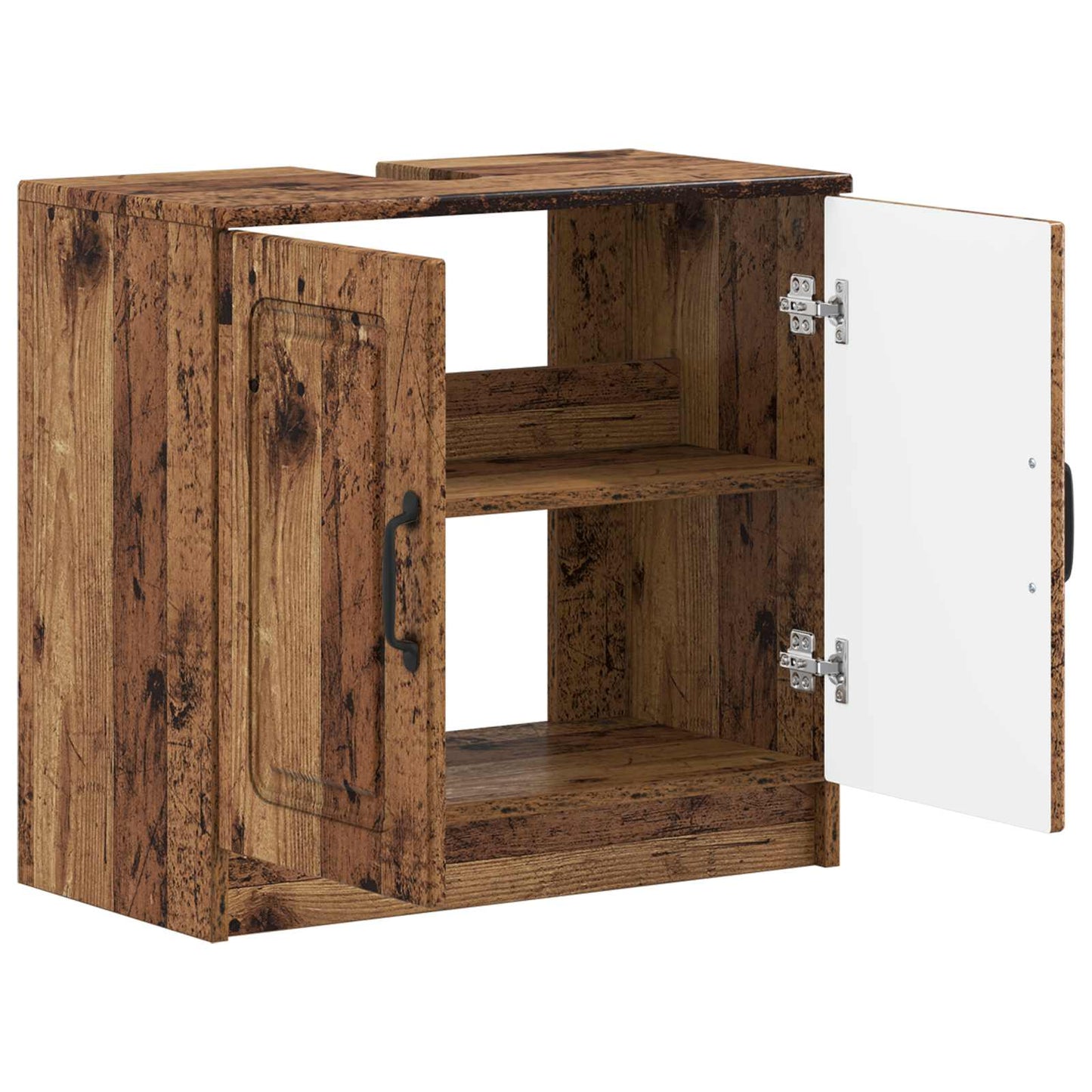 Bathroom Sink Cabinet UTRECHT Old Wood 59.5 x 31.5x 59 cm