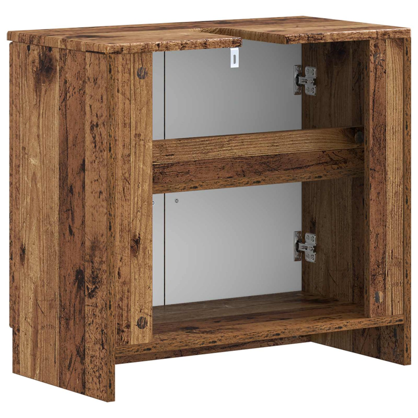 Bathroom Sink Cabinet UTRECHT Old Wood 59.5 x 31.5x 59 cm