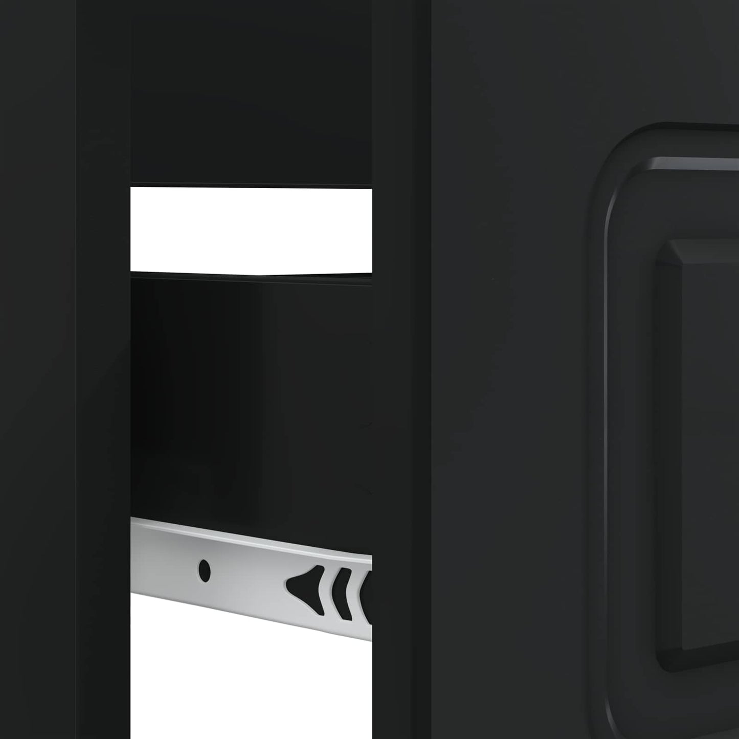 Bathroom Sink Cabinet UTRECHT Black 82 x 41x 56 cm