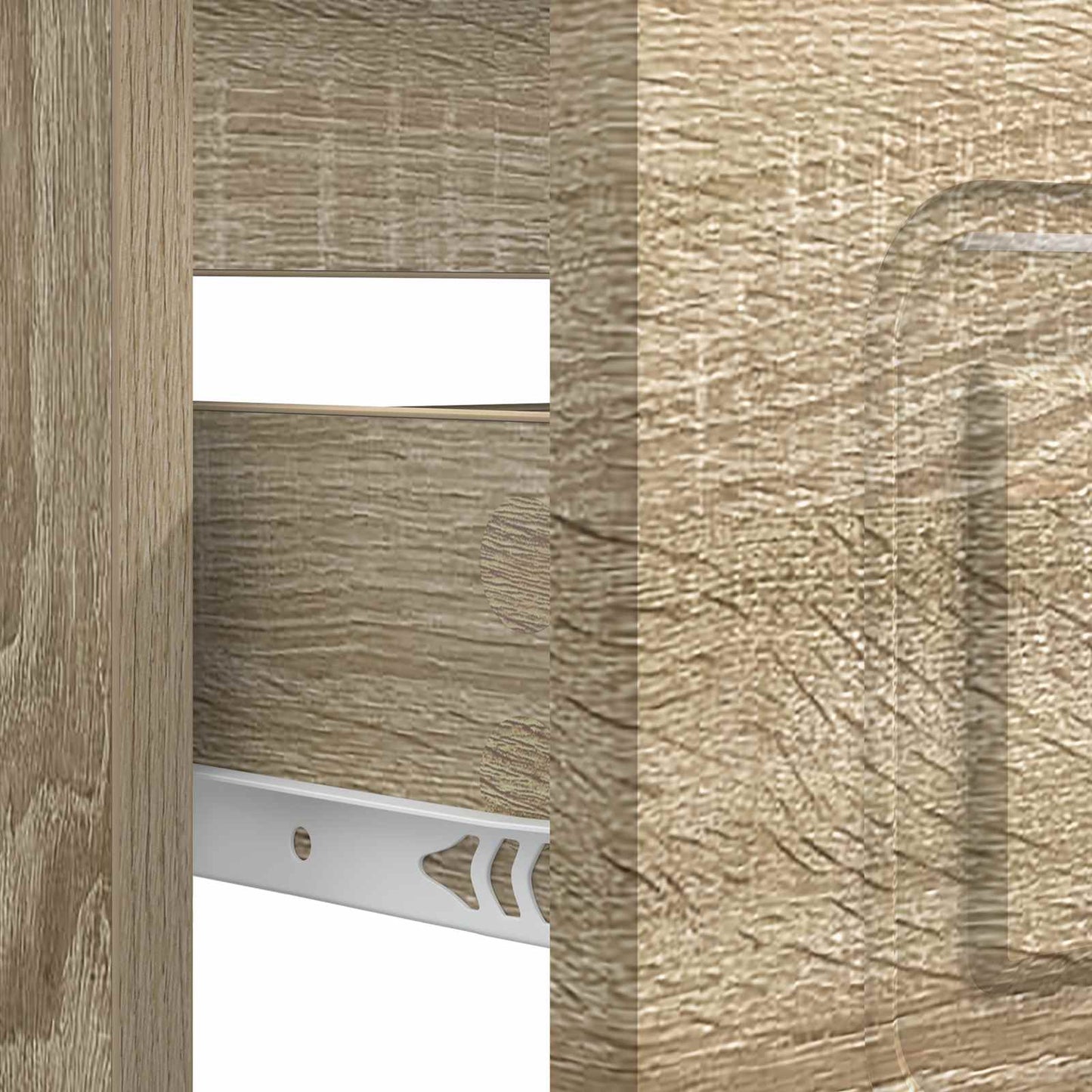 Bathroom Sink Cabinet UTRECHT Sonoma Oak 82 x 41x 56 cm