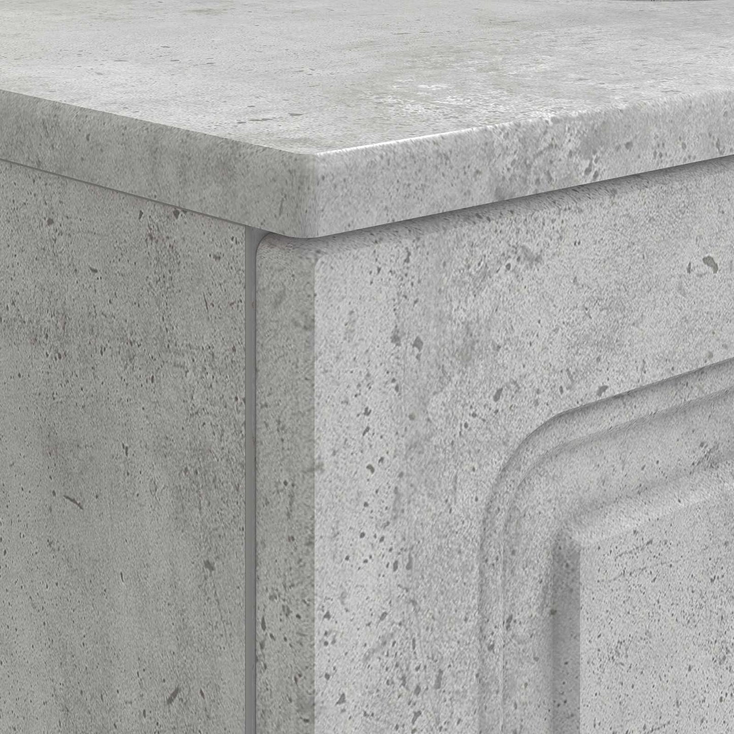 Bathroom Sink Cabinet UTRECHT Concrete Grey 82 x 41x 56 cm