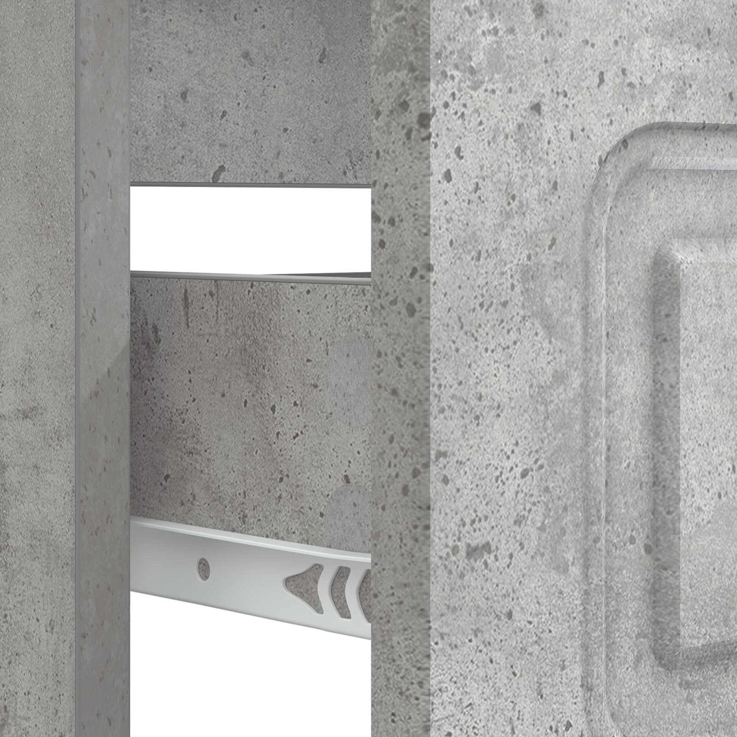 Bathroom Sink Cabinet UTRECHT Concrete Grey 82 x 41x 56 cm