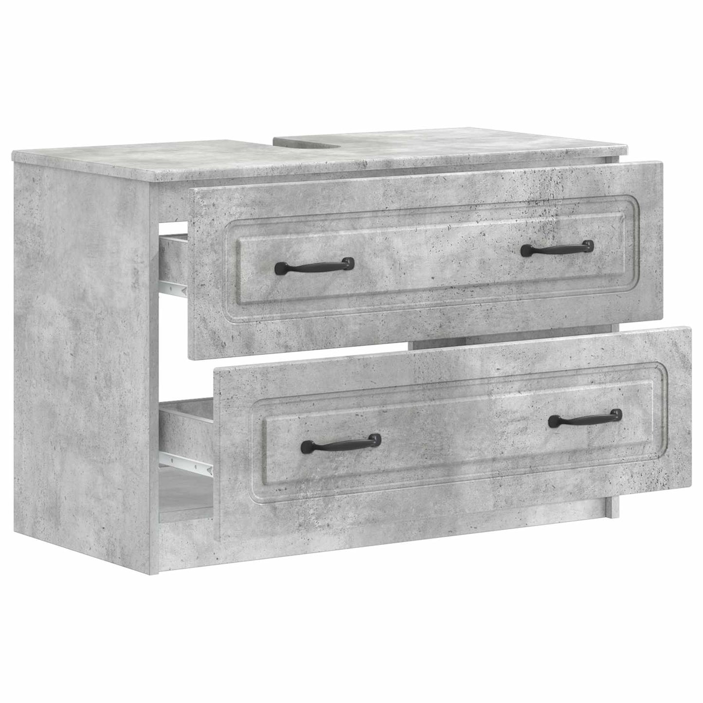 Bathroom Sink Cabinet UTRECHT Concrete Grey 82 x 41x 56 cm