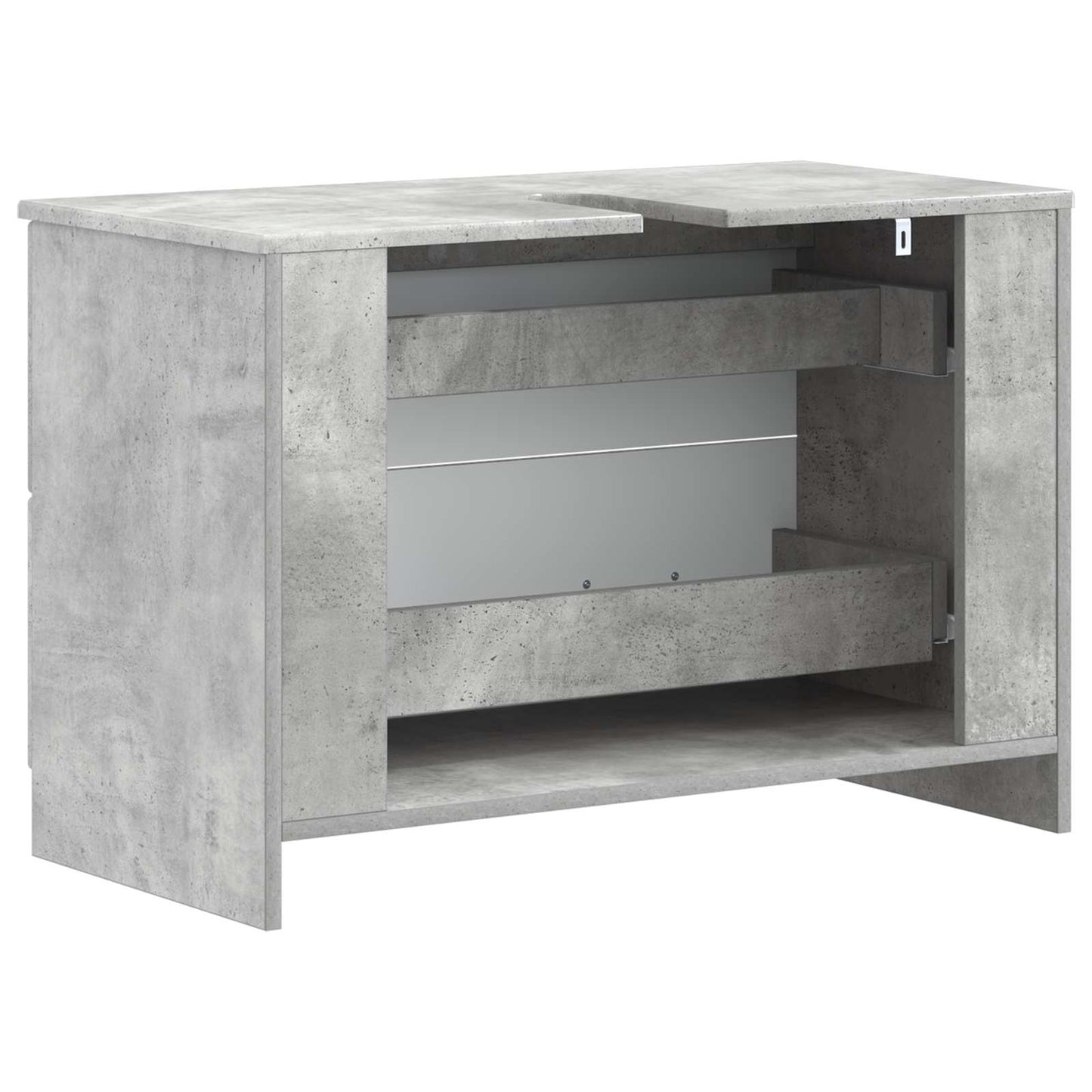 Bathroom Sink Cabinet UTRECHT Concrete Grey 82 x 41x 56 cm