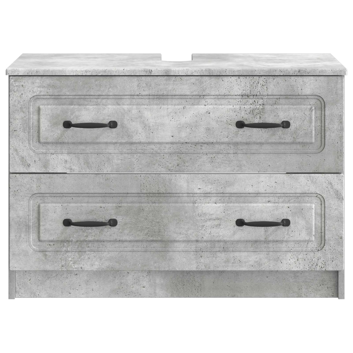 Bathroom Sink Cabinet UTRECHT Concrete Grey 82 x 41x 56 cm