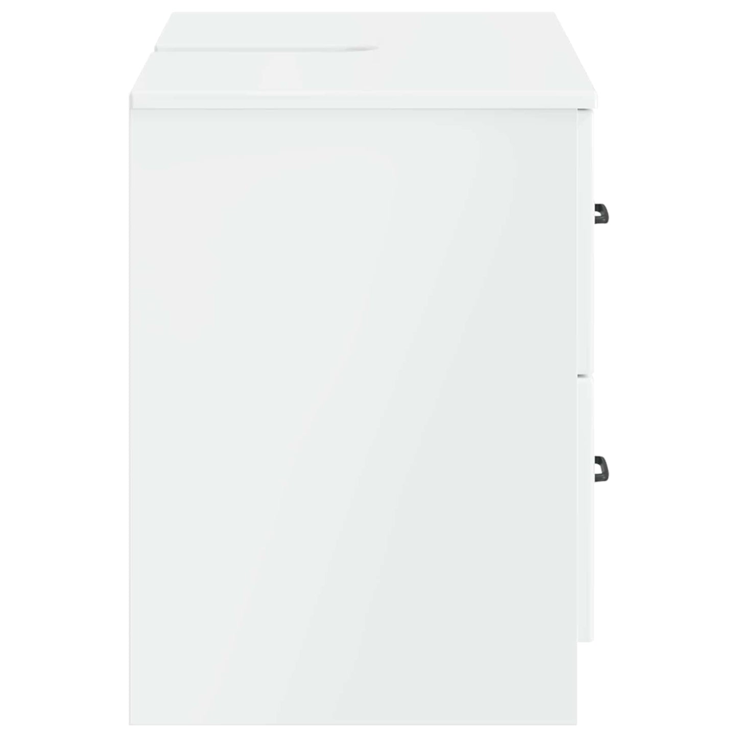 Bathroom Sink Cabinet UTRECHT High Gloss White 82 x 41x 56 cm