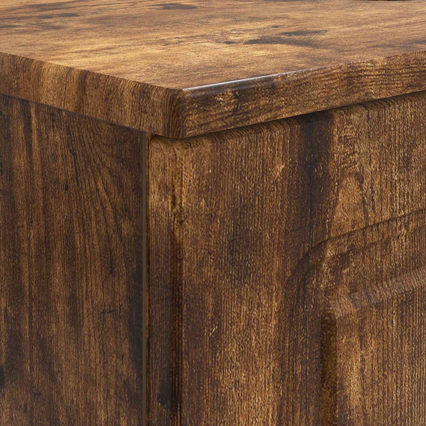Bathroom Sink Cabinet UTRECHT Smoked Oak 82 x 41x 56 cm