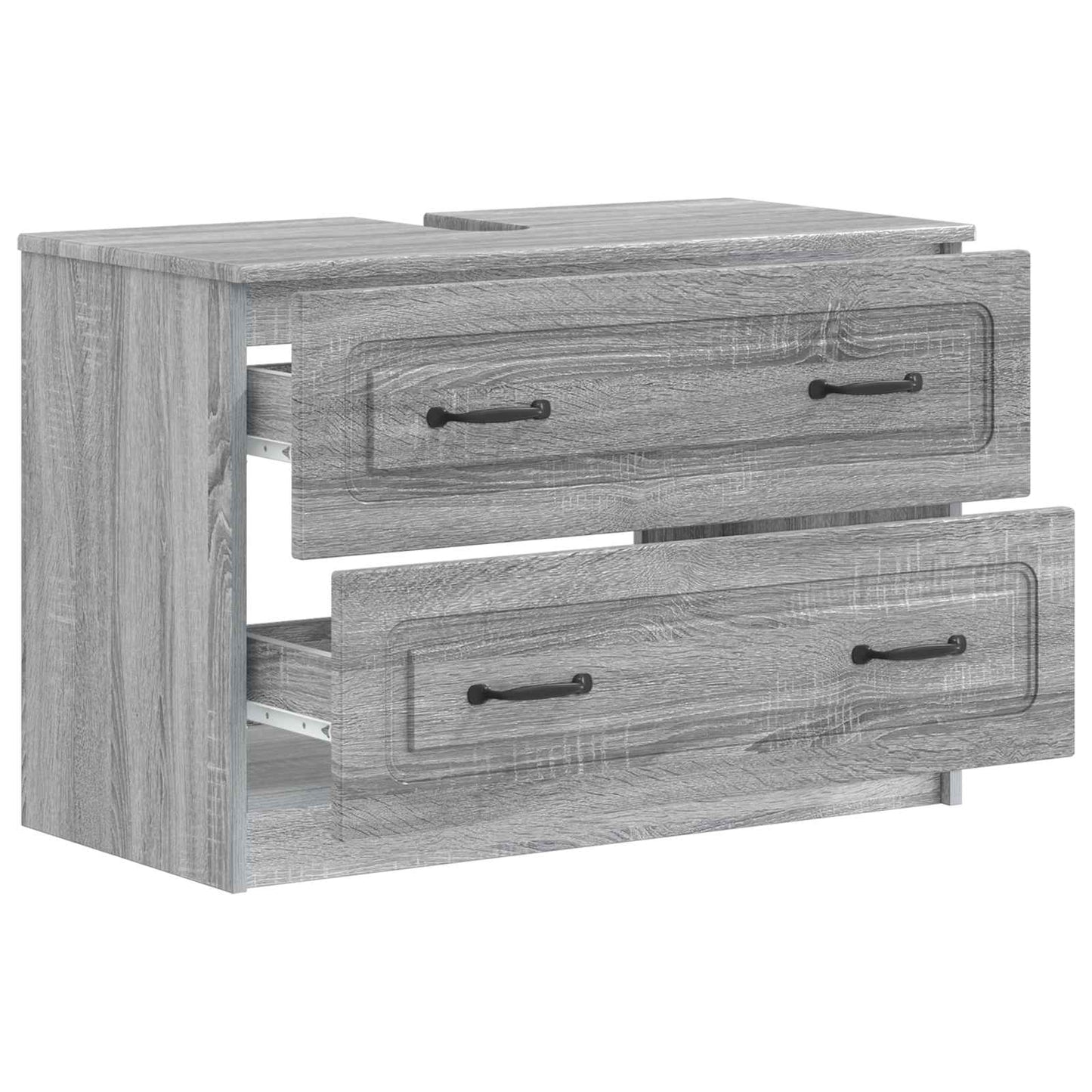 Bathroom Sink Cabinet UTRECHT Grey Sonoma 82 x 41x 56 cm