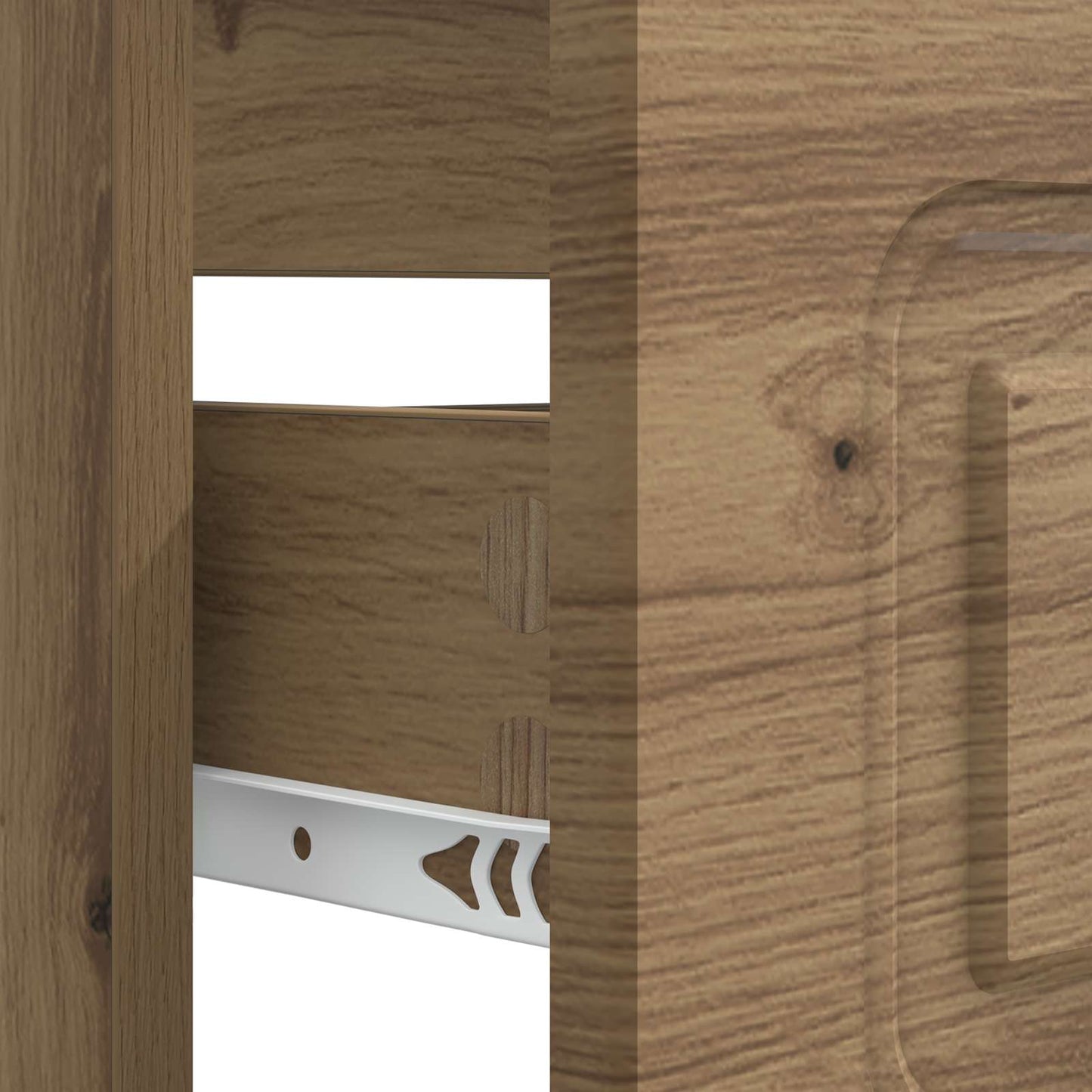 Bathroom Sink Cabinet UTRECHT Artisan Oak 82 x 41x 56 cm
