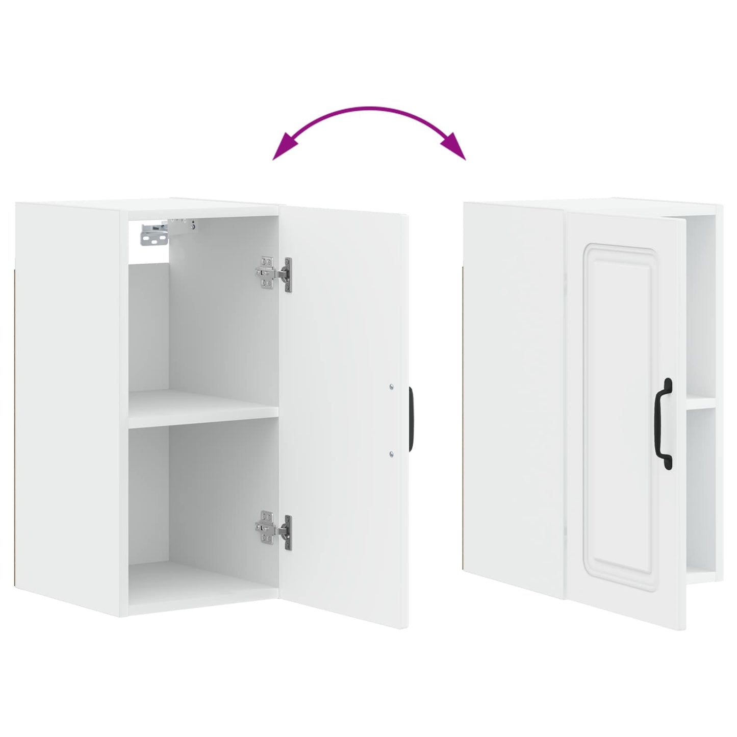 Bathroom Wall Cabinet UTRECHT White 30 x 31 x 59 cm