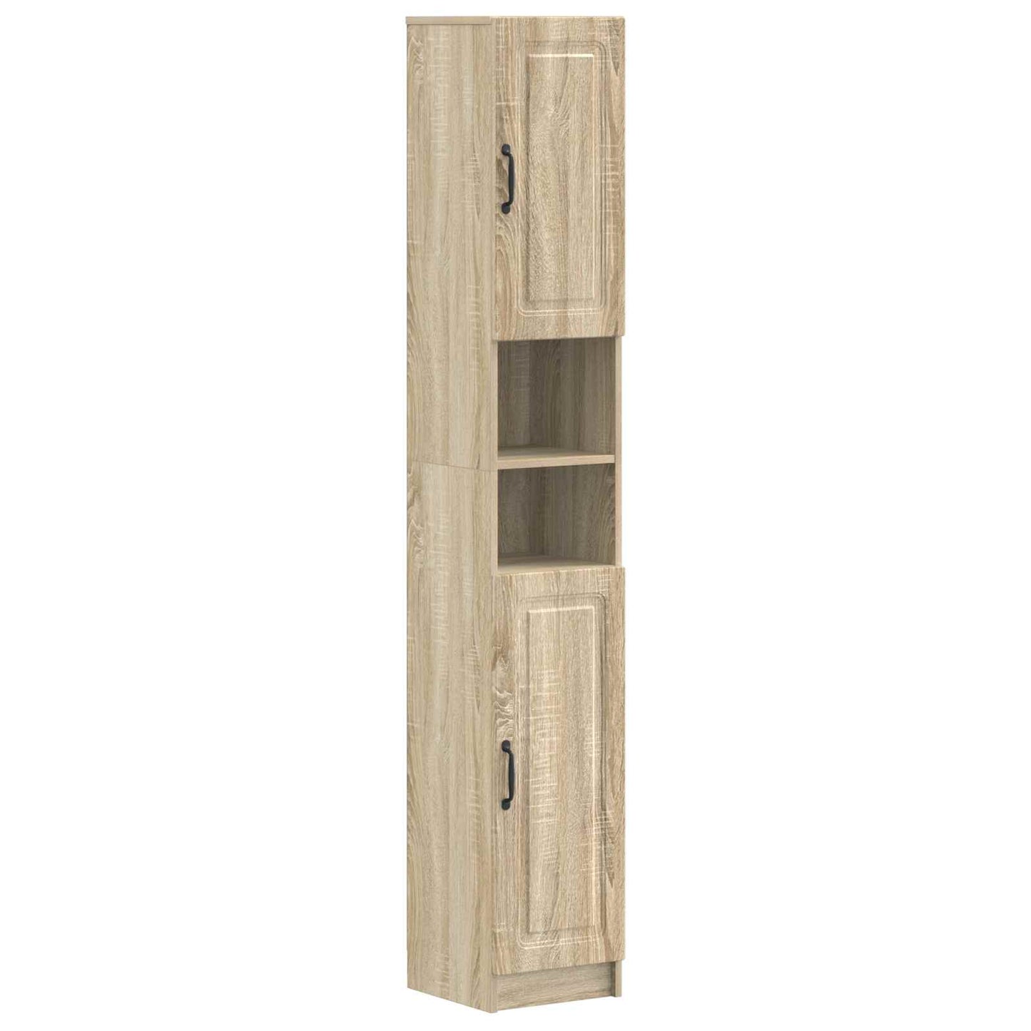 Bathroom Cabinet with Open Shelf UTRECHT Sonoma Oak