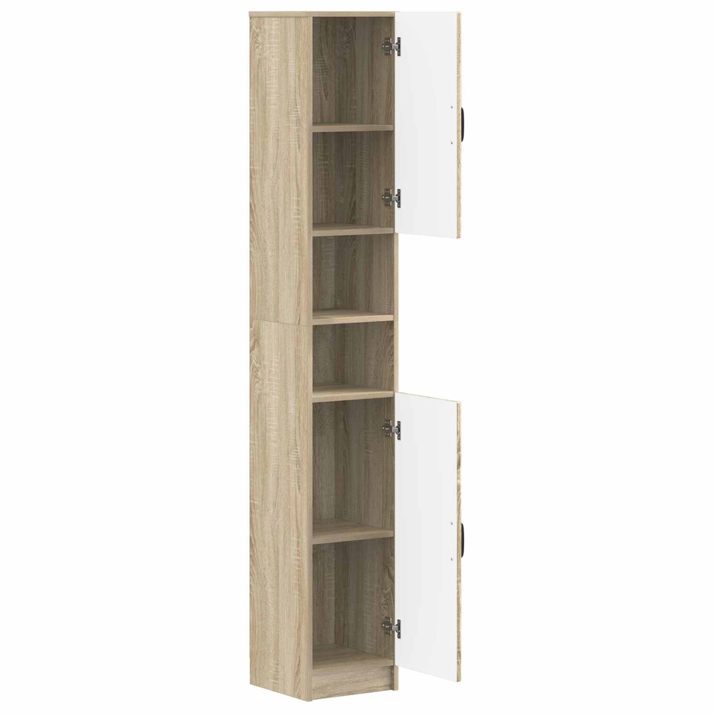 Bathroom Cabinet with Open Shelf UTRECHT Sonoma Oak