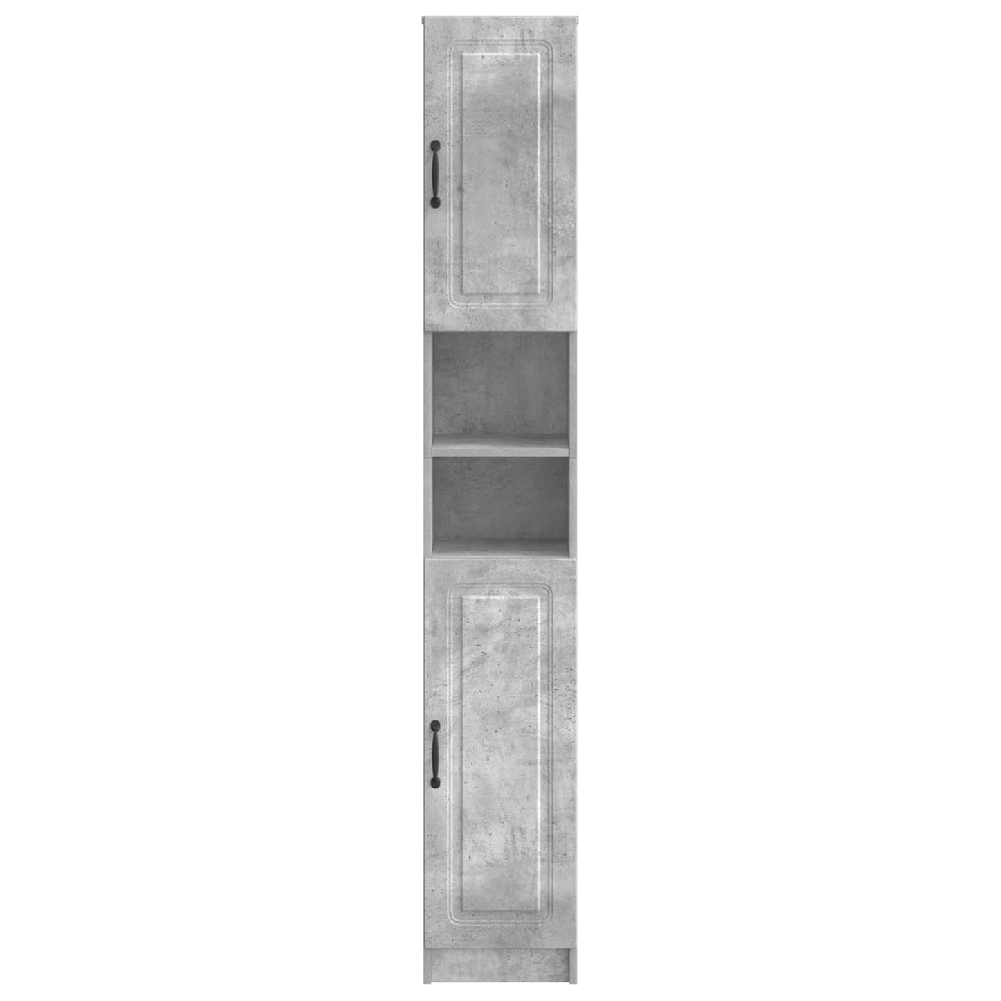 Bathroom Cabinet with Open Shelf UTRECHT Concrete Grey
