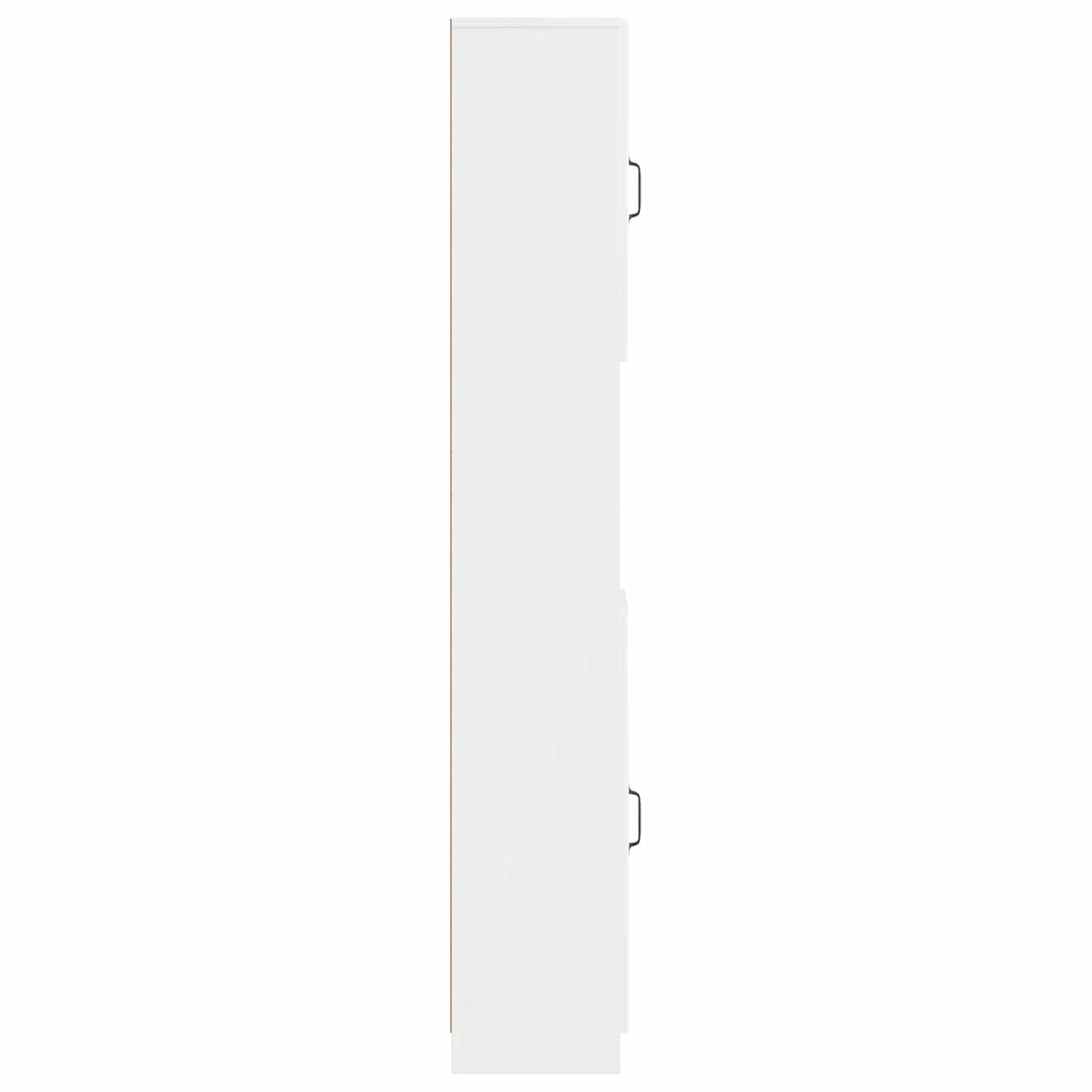 Bathroom Cabinet with Open Shelf UTRECHT High Gloss White