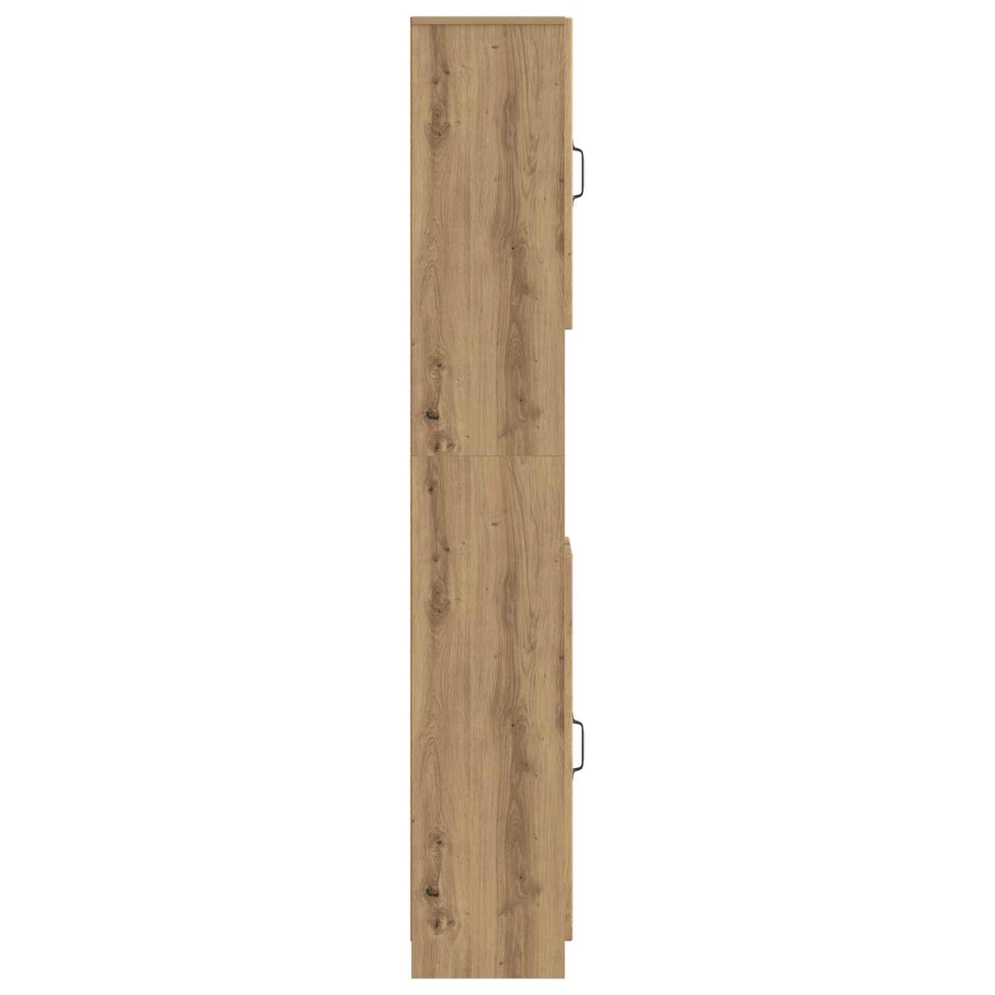 Bathroom Cabinet with Open Shelf UTRECHT Artisan Oak