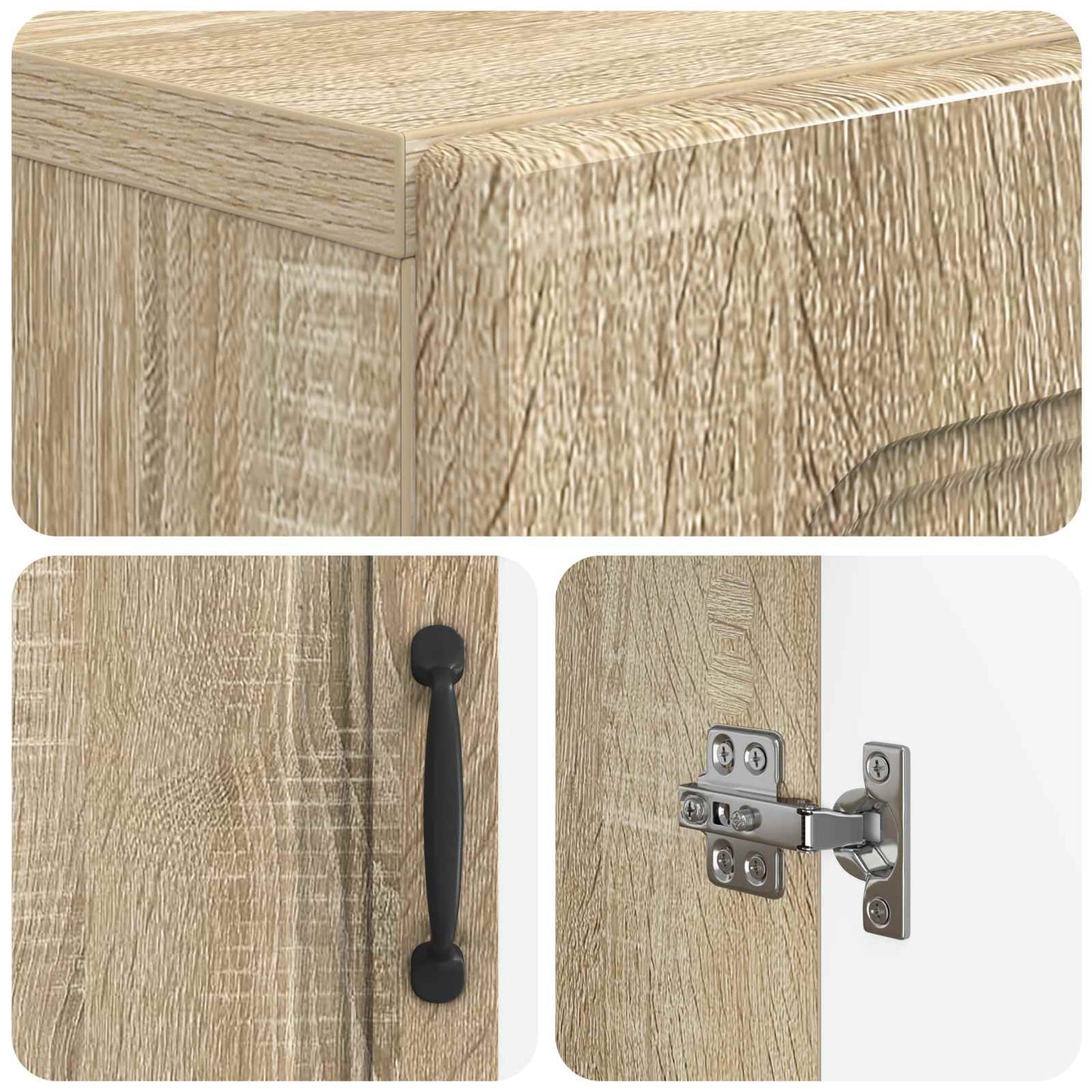 Bathroom Storage Cainet UTRECHT Sonoma Oak 30 x 31 x 77 cm
