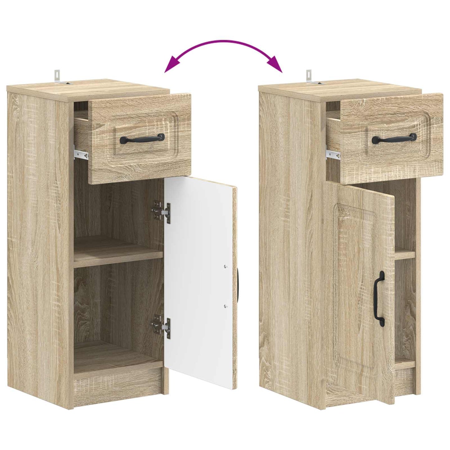 Bathroom Storage Cainet UTRECHT Sonoma Oak 30 x 31 x 77 cm