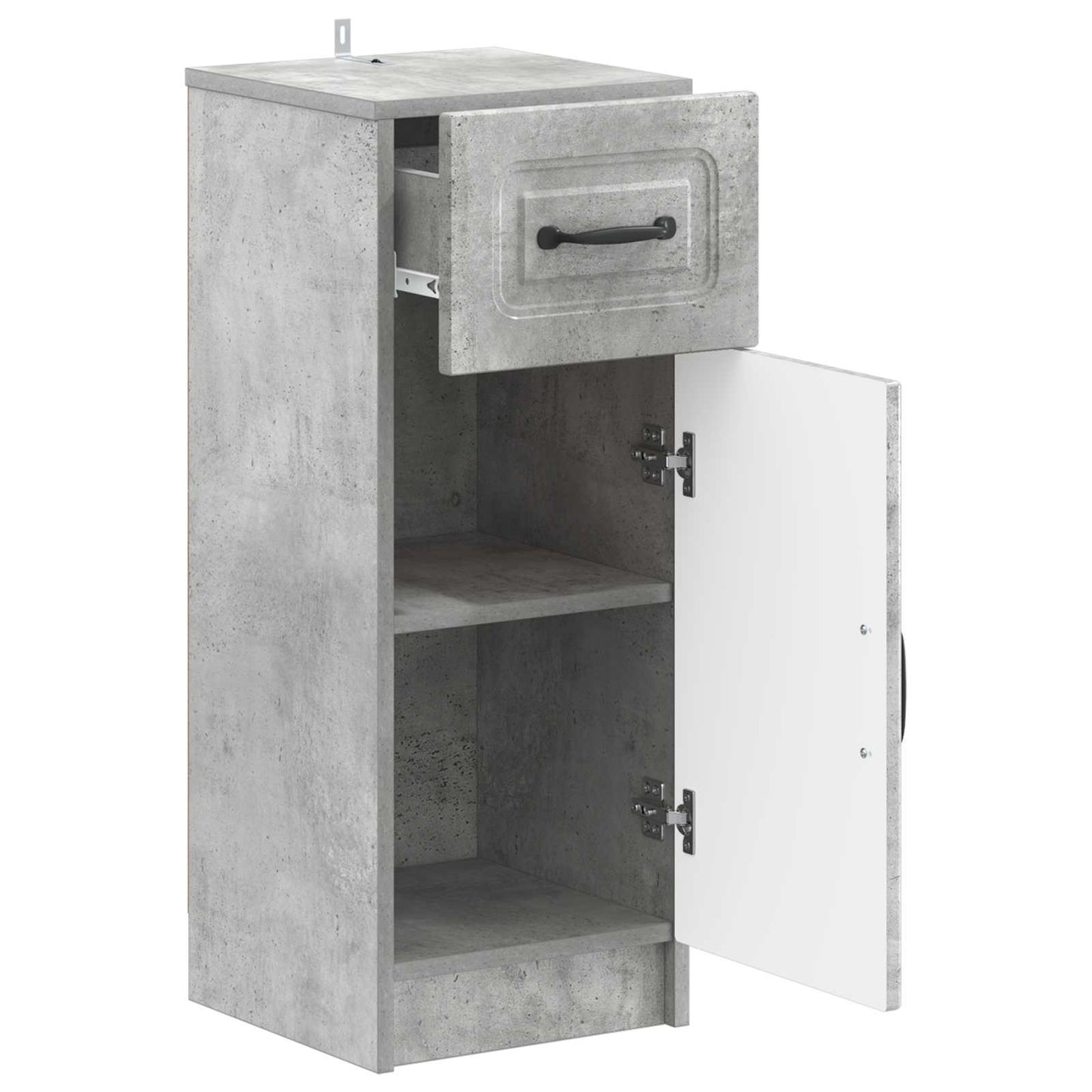 Bathroom Storage Cainet UTRECHT Concrete Grey 30 x 31 x 77 cm