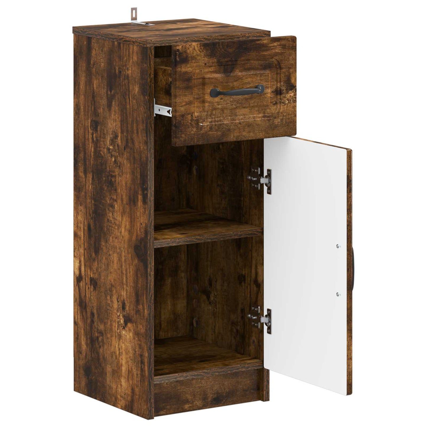 Bathroom Storage Cainet UTRECHT Smoked Oak 30 x 31 x 77 cm